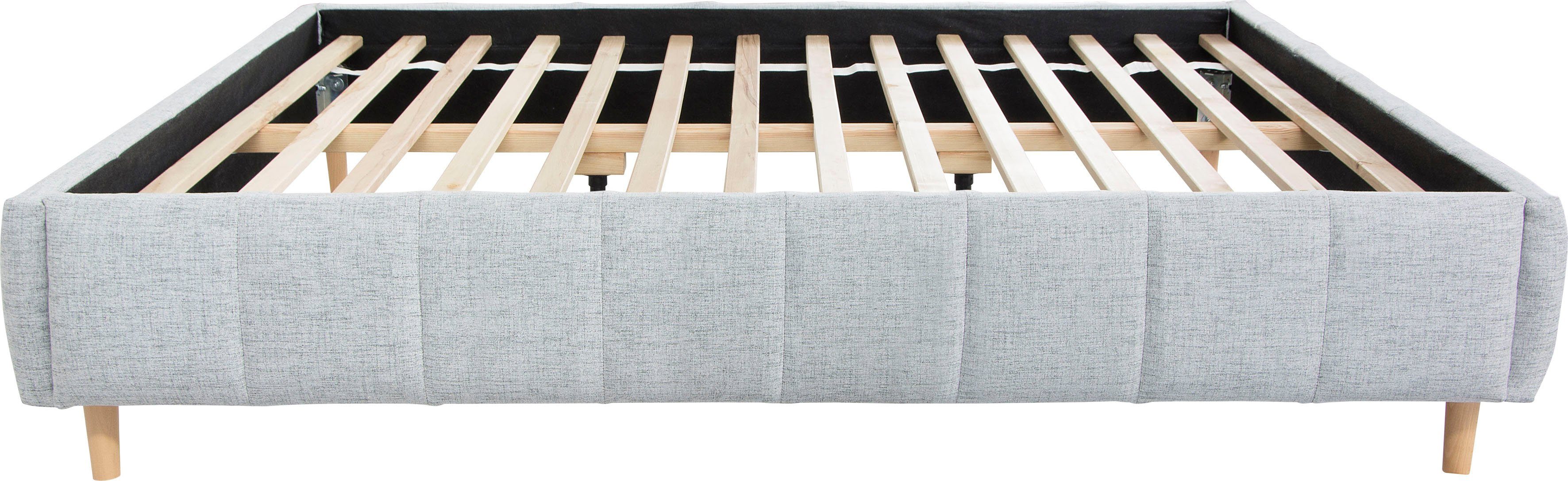 andas Gestoffeerd bed Tarje in 5 breedten, ook in extra lang 220 cm, incl. lattenrol