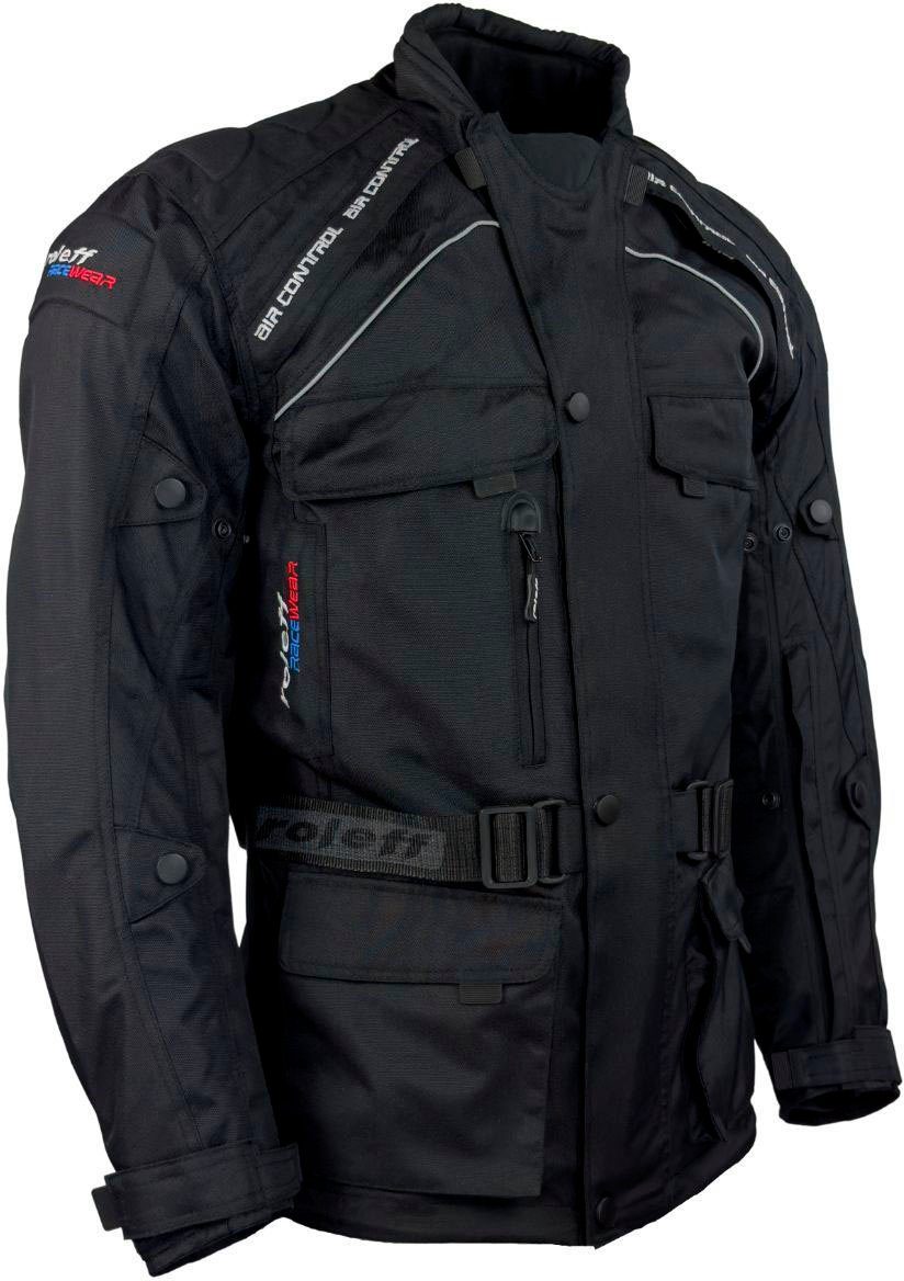roleff Bikerjack Liverpool RO Unisex, met veiligheidsstrepen, 4 zakken