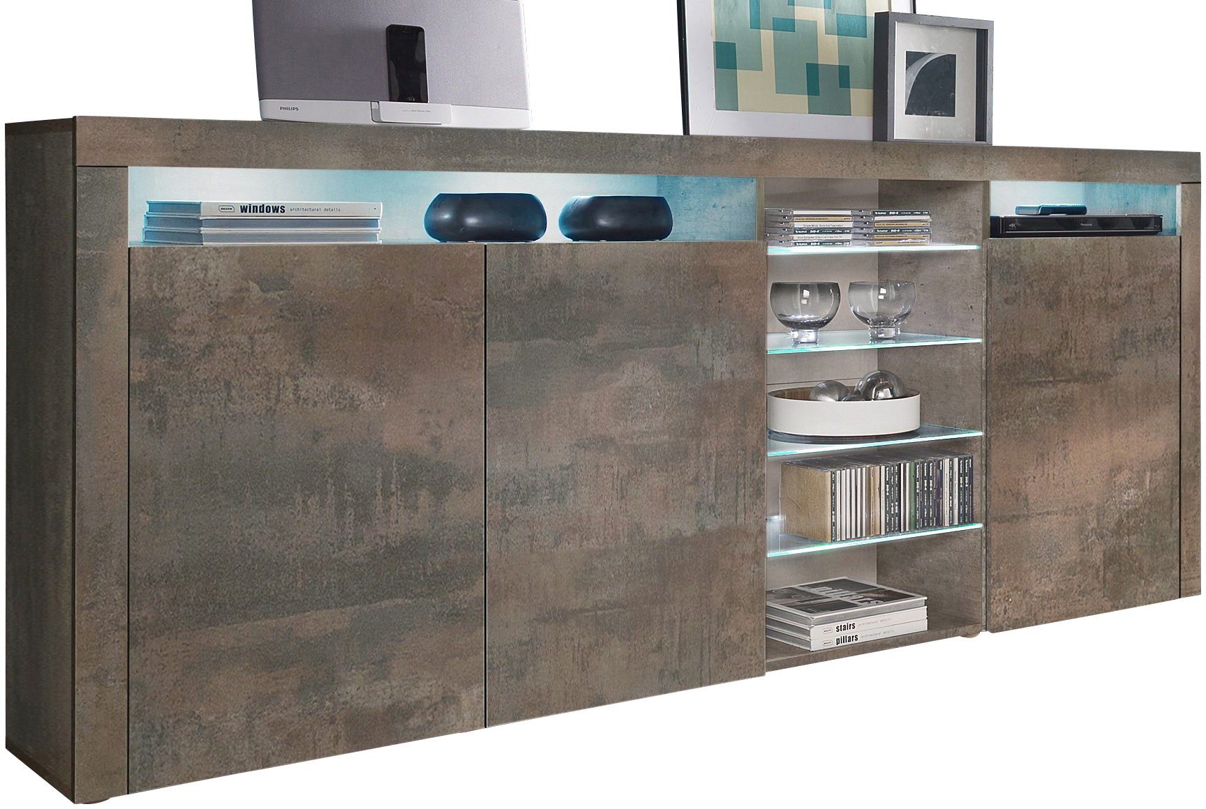 borchardt Möbel Highboard Santa Fe Breedte 200 cm