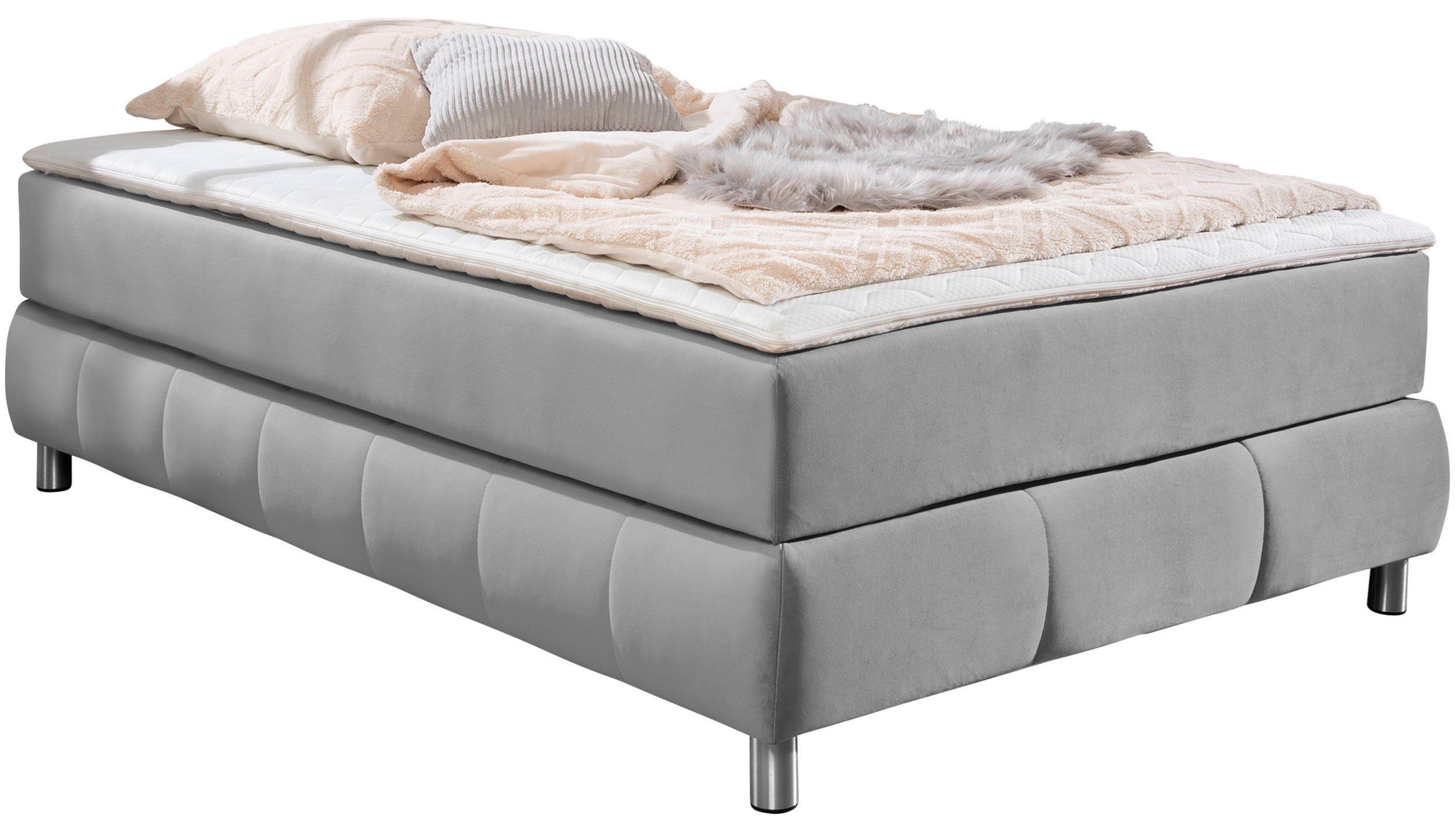 andas Boxspring Salo Zonder hoofdbord, incl. matrastopper, ook in extra lange versie 220 cm verkrijgbaar