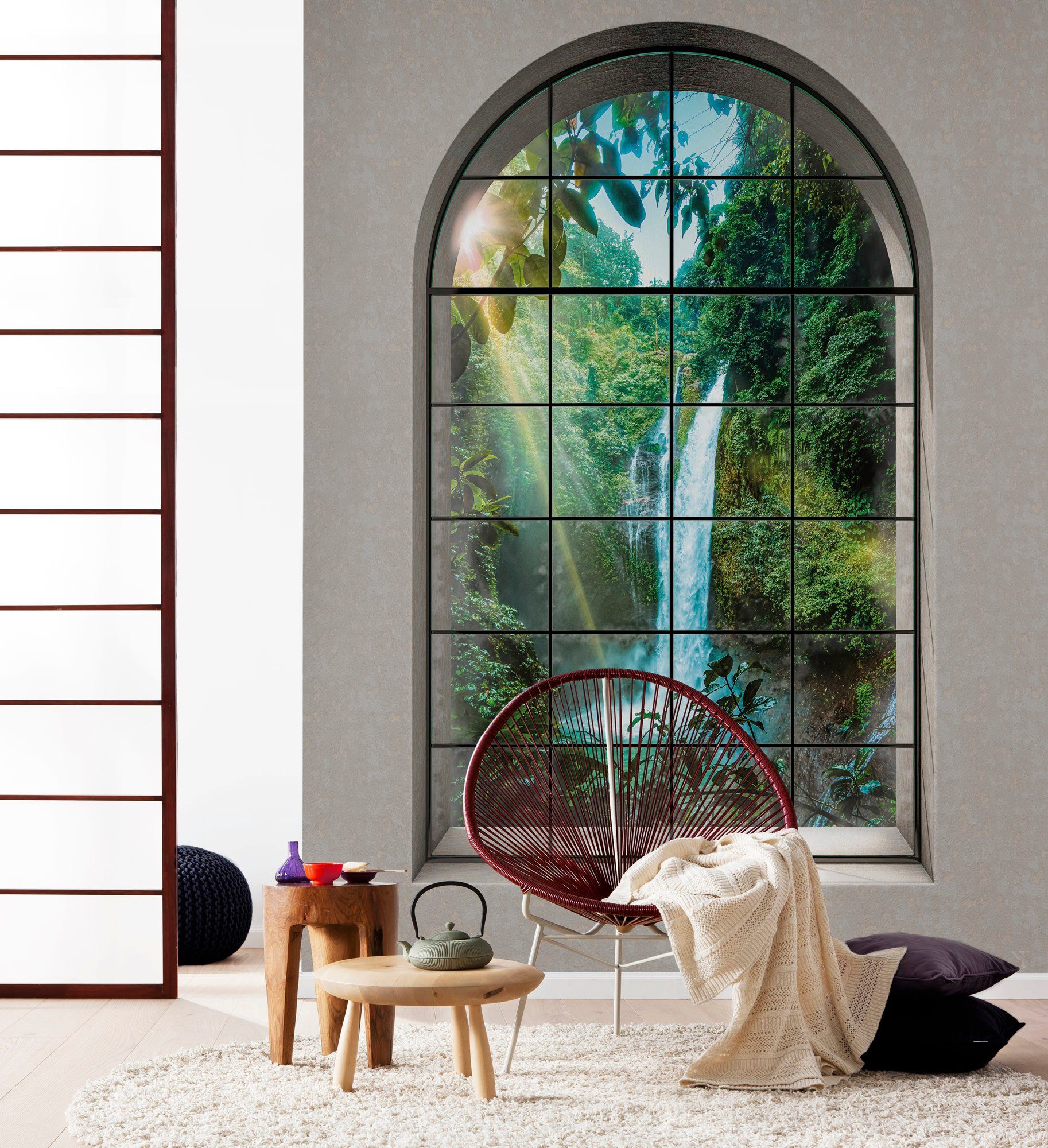 Komar Vliesbehang Digitale print vlies - Rainforest - Afmeting 200 x 250 cm