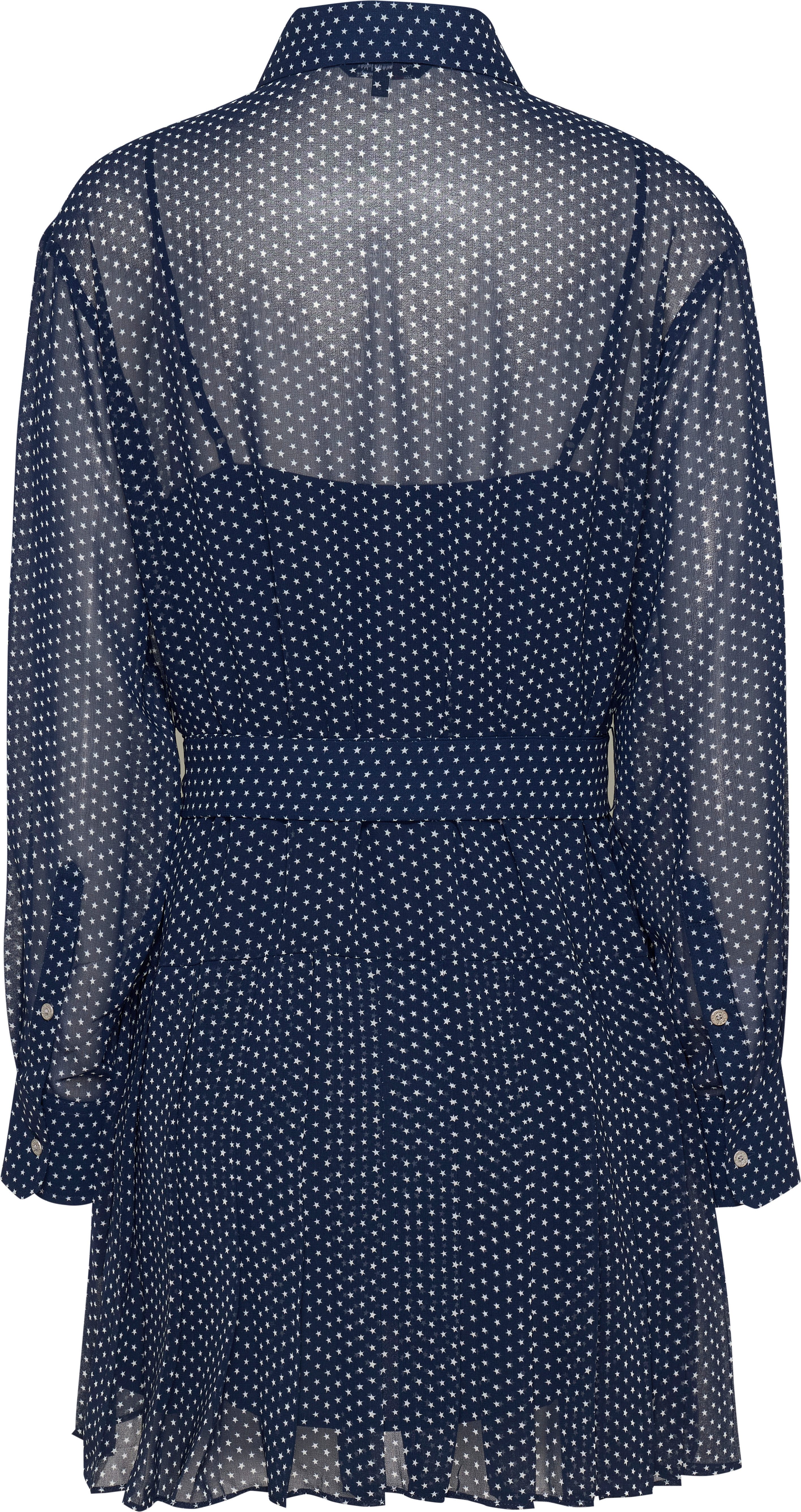 TOMMY JEANS Jurk met overhemdkraag TJW STAR MINI SHIRT DRESS EXT