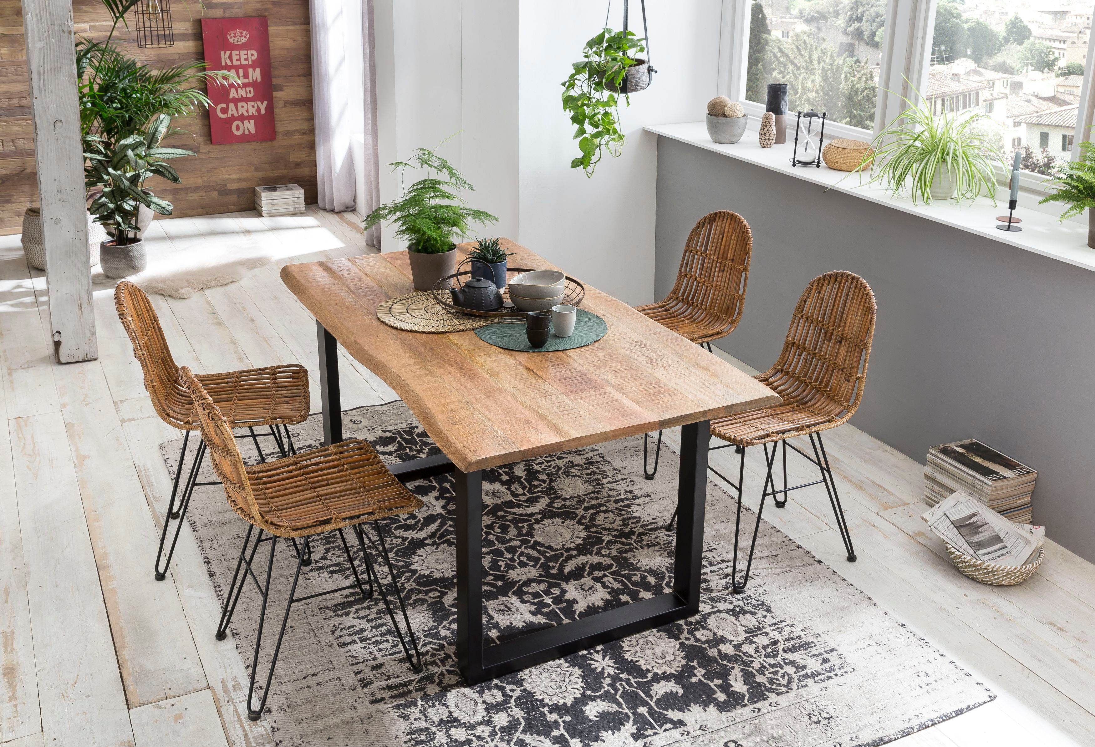 SIT Eettafel Massief mangohout
