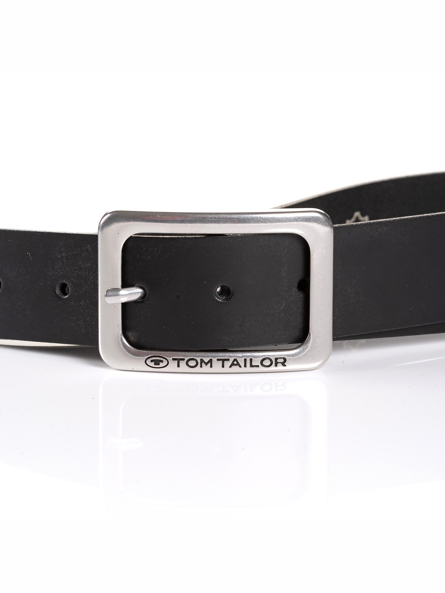 Tom Tailor Leren riem TTEVE 4 cm brede dameslerenriem, klassiek must-have