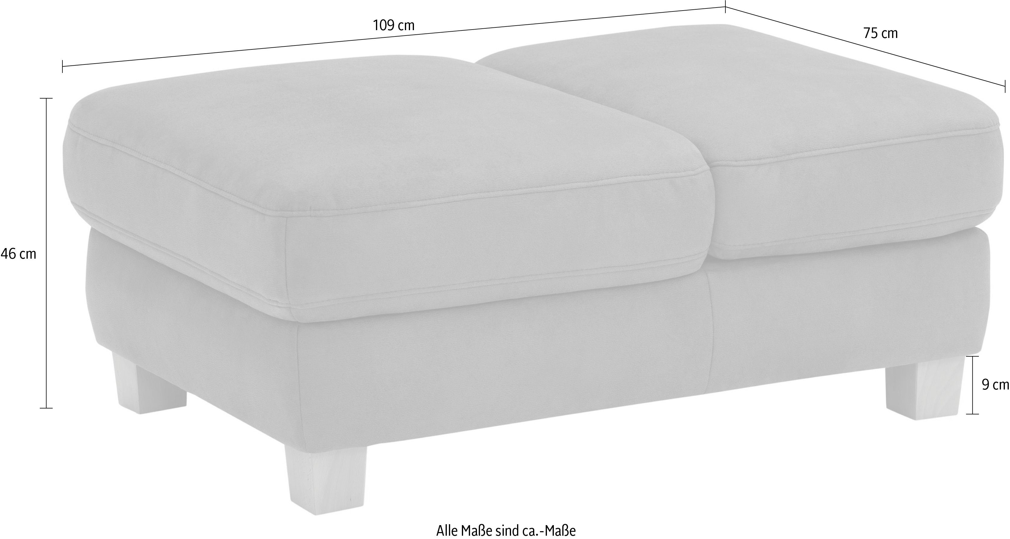 Home affaire Hocker Dundee met inklapfunctie - als een fauteuil te gebruiken