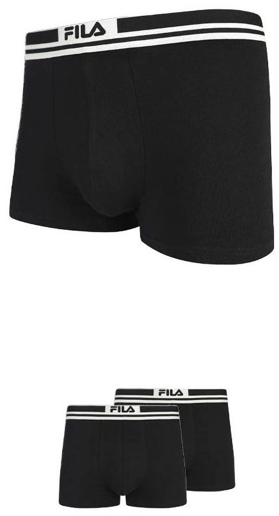 Fila Boxershort MAN BOXER SHORTS met sportieve streep-detail (Set van 2)