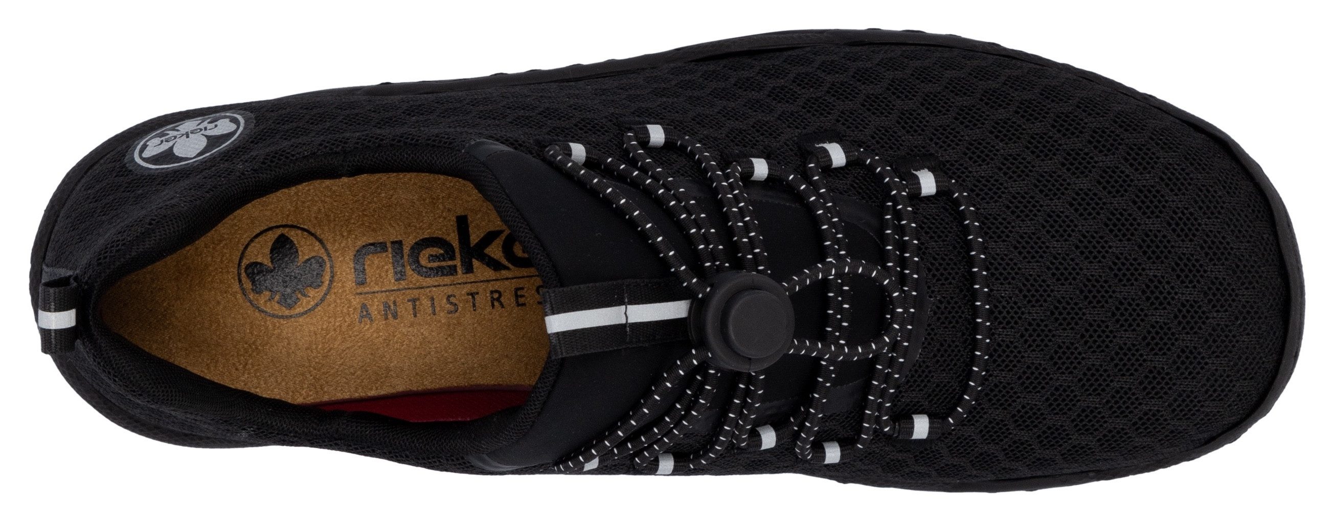 Rieker Slip-on sneakers Outdoor schoen, instapschoen, slipper met praktische snelsluiting