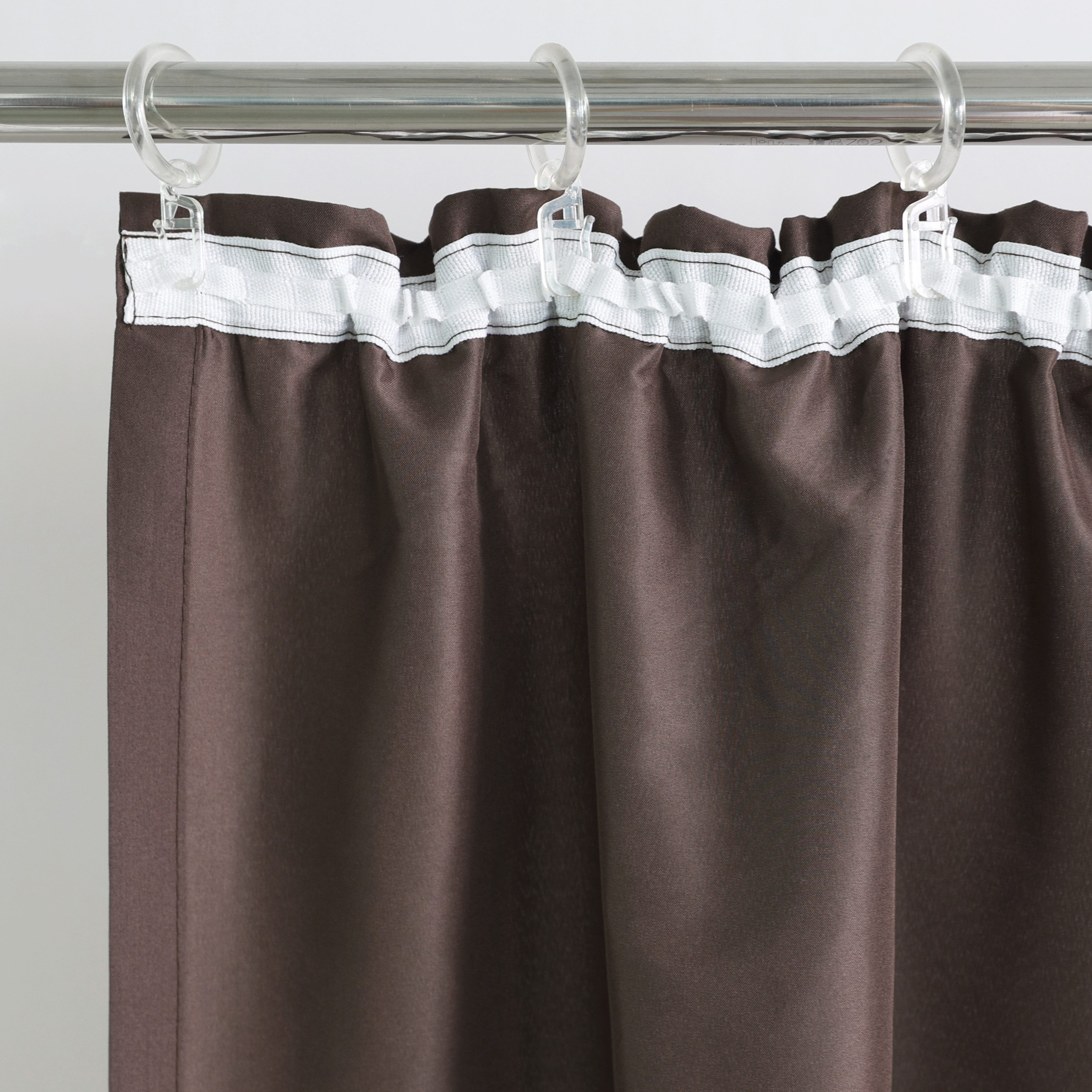 Bruno Banani Gordijn Lagan set van 2, geweven, microvezel, verschillende maten, effen kleur, bestseller (2 stuks)