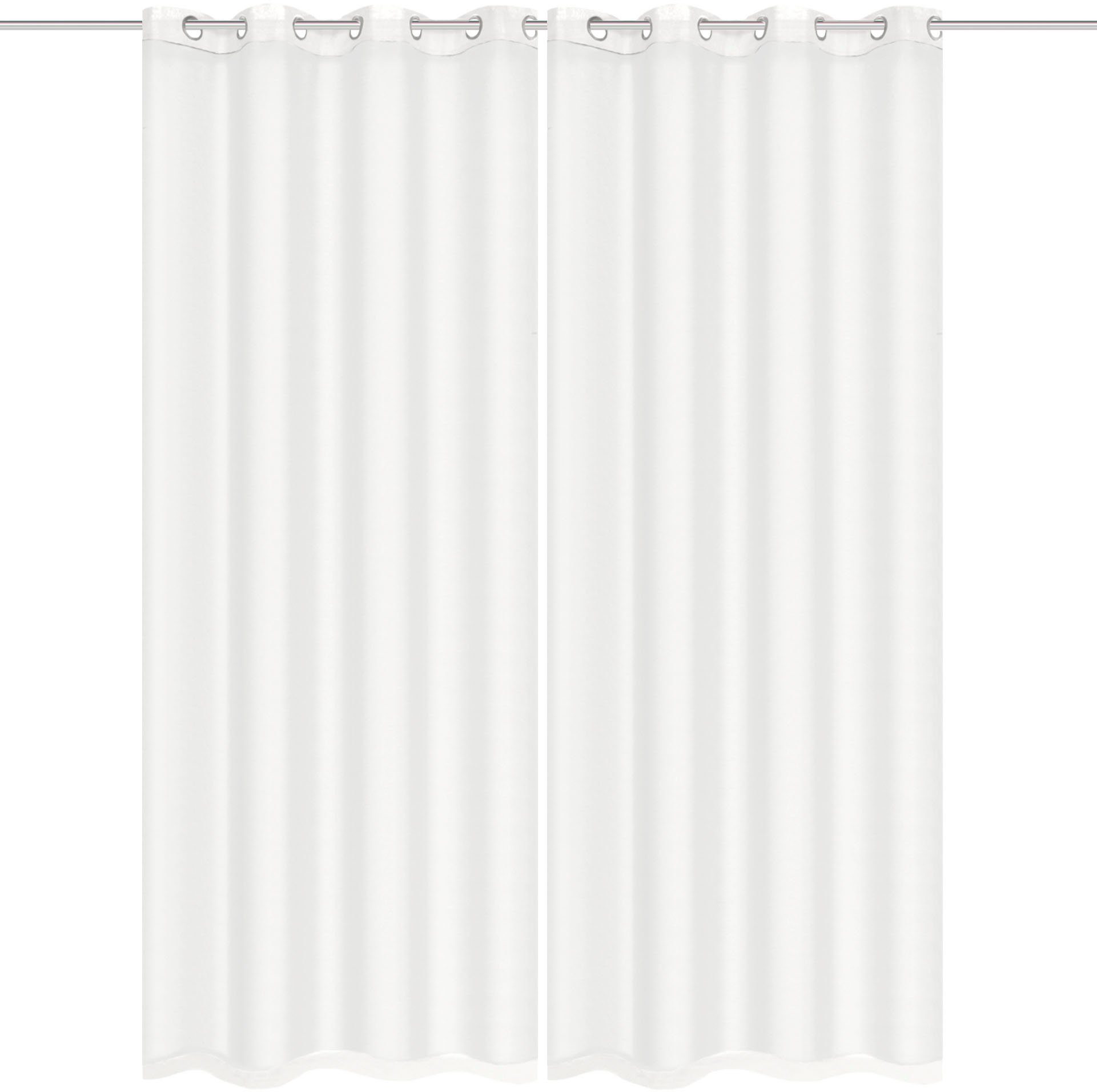 HOME WOHNIDEEN Gordijn DOLLY transparant (2 stuks)