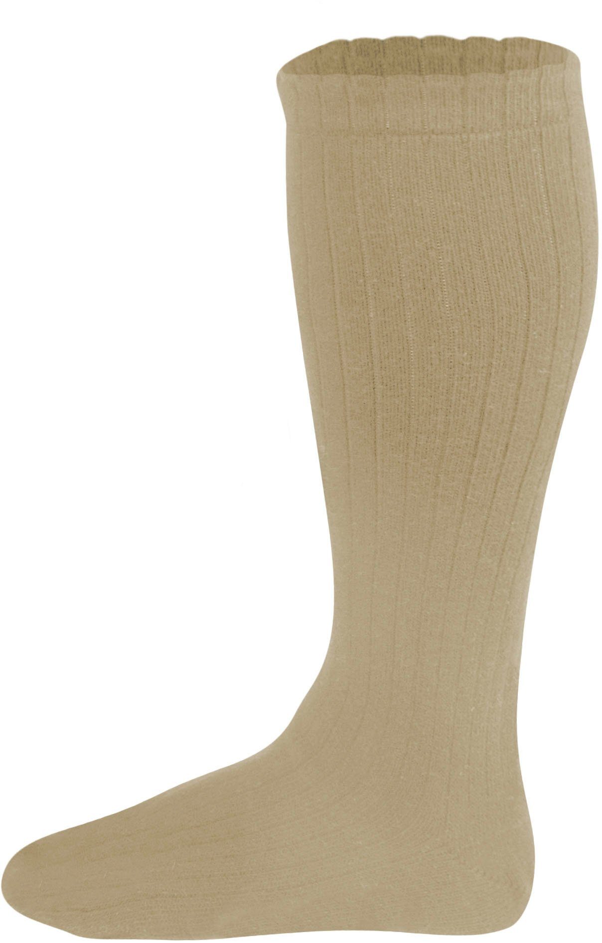 Fußgut Kniekousen Big Sensitiv kniekousen tot 50cm kuitomvang, comfortband, voor sterke kuiten, comfortabel, zacht (1 paar)