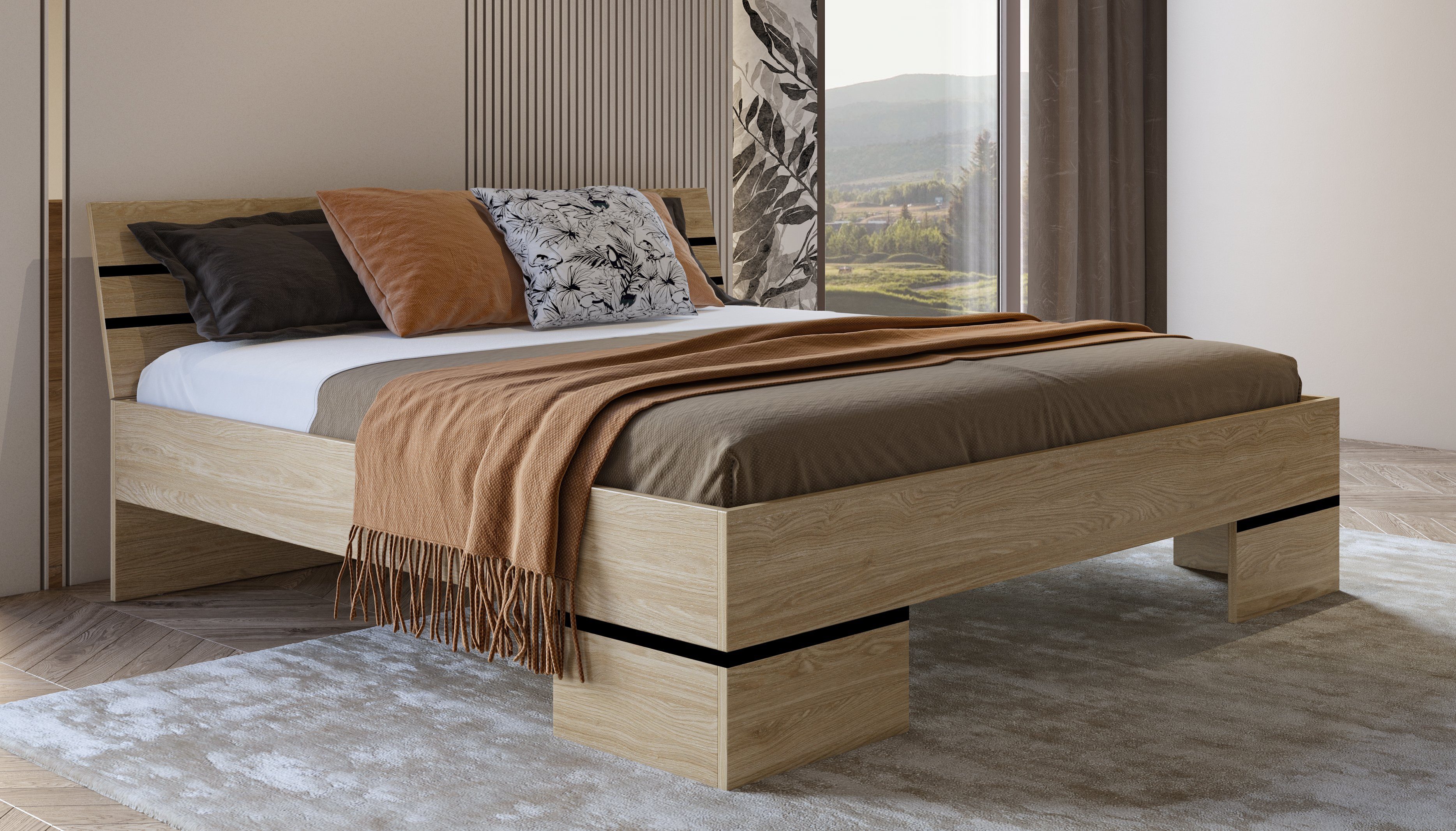 Helvetia Meble Bed VIOLLA van fsc®-gecertificeerd houtmateriaal