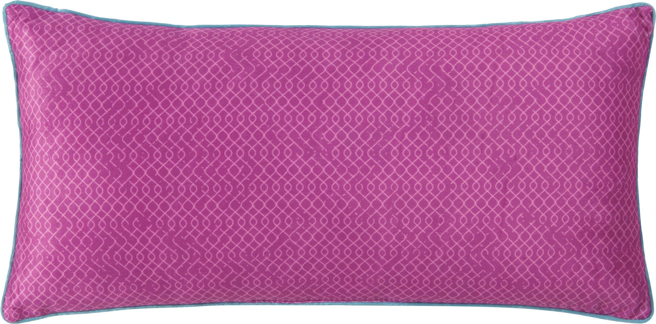 hip Sierkussen Axelle Met vulling, 1 stuk, Bies, 30x60, Omkeerbaar, Zacht, Mandala, Paars (1 stuk)