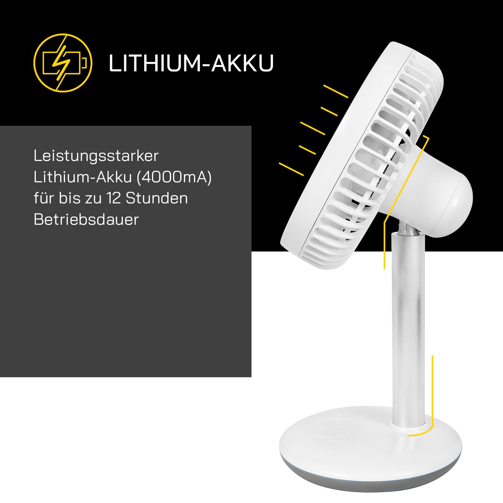 Gutfels Tafelventilator »VENTI 3010 R«