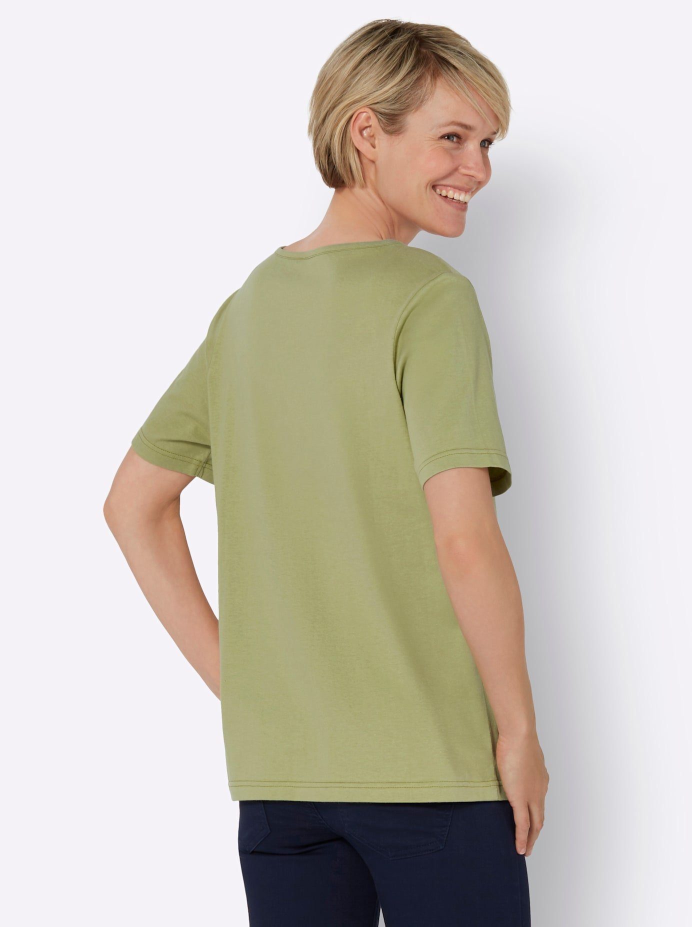 Classic Basics Shirt met korte mouwen Shirt met ronde hals (1-delig)