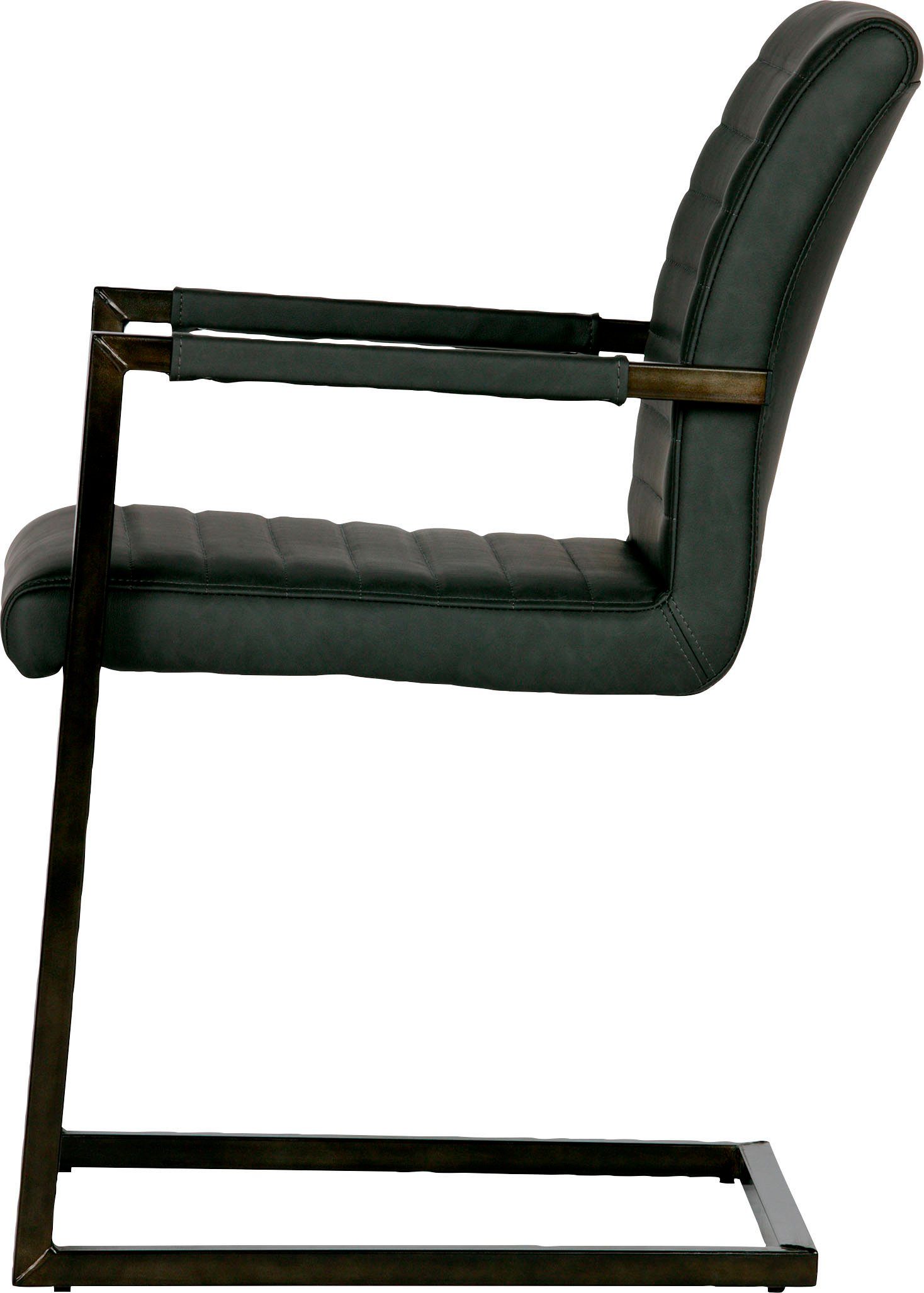 WOOOD Eetkamerstoel Bass Vrije schommelstoel, breedte 54 cm (2 stuks)