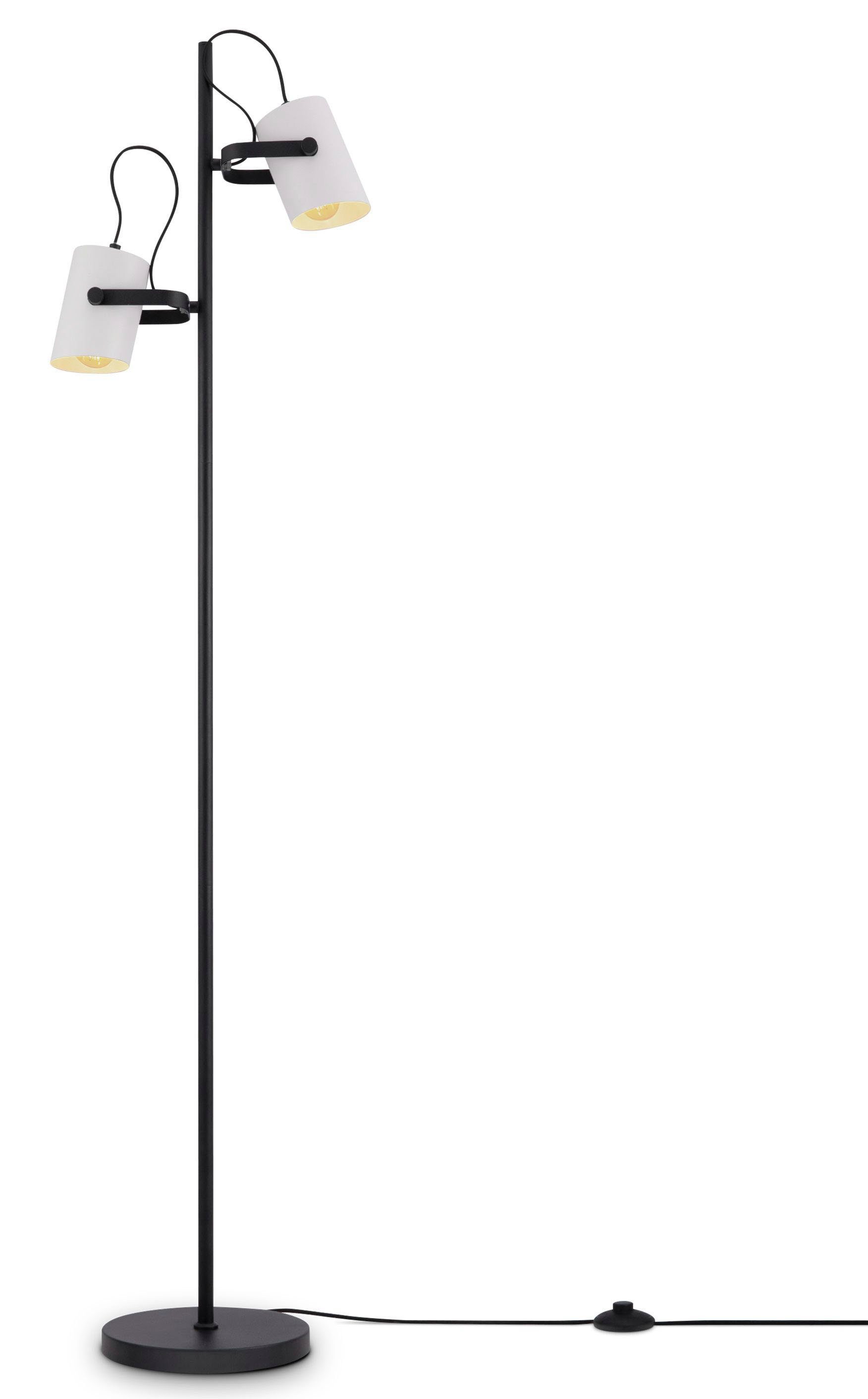 Paco Home Staande lamp Karl met compatibele dimmer en lichtbron