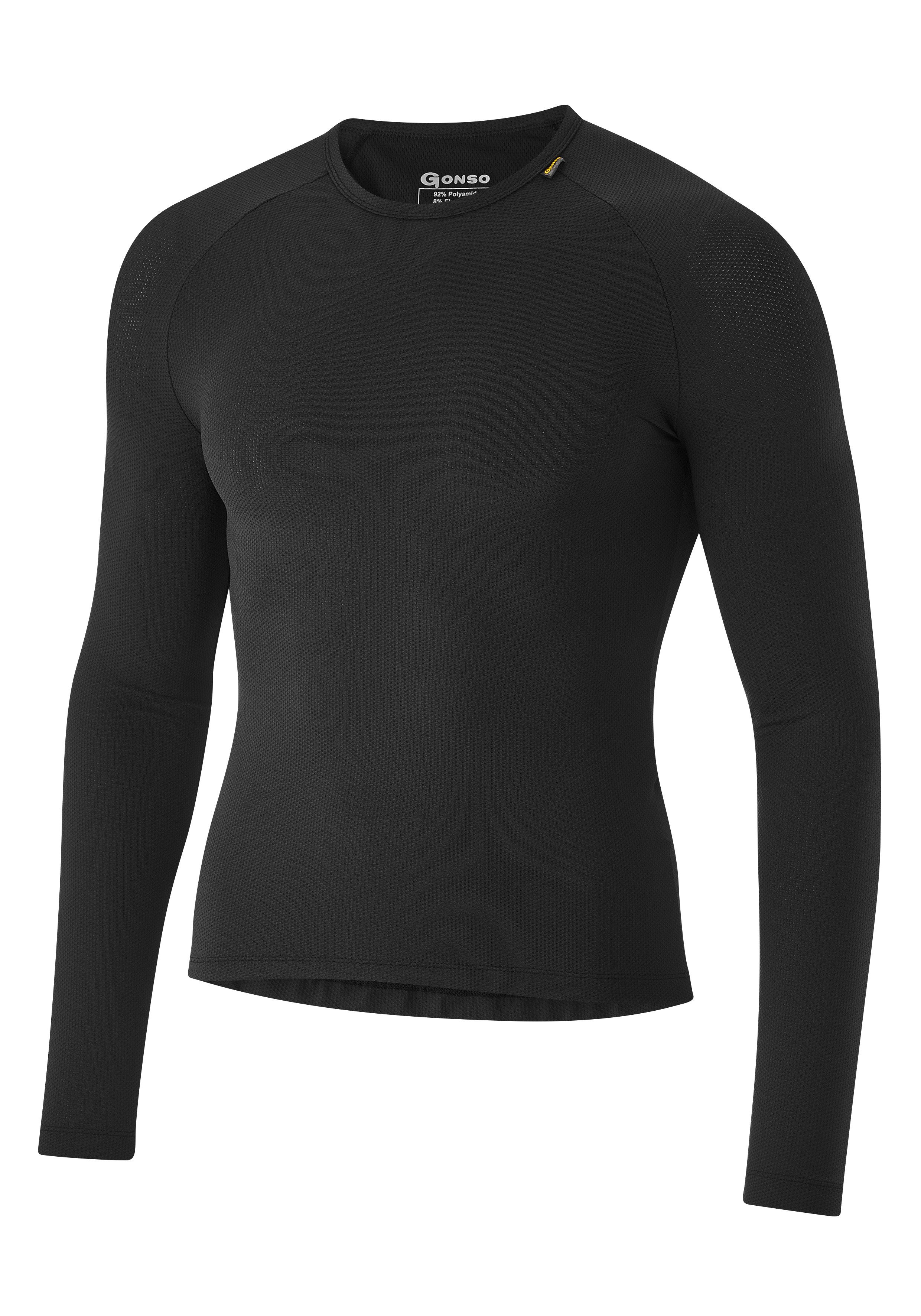 Gonso Functioneel shirt BASE SHIRT LONGSLEEVE M Heren onderhemd langarm, fiets onderhemd, strakke pasvorm