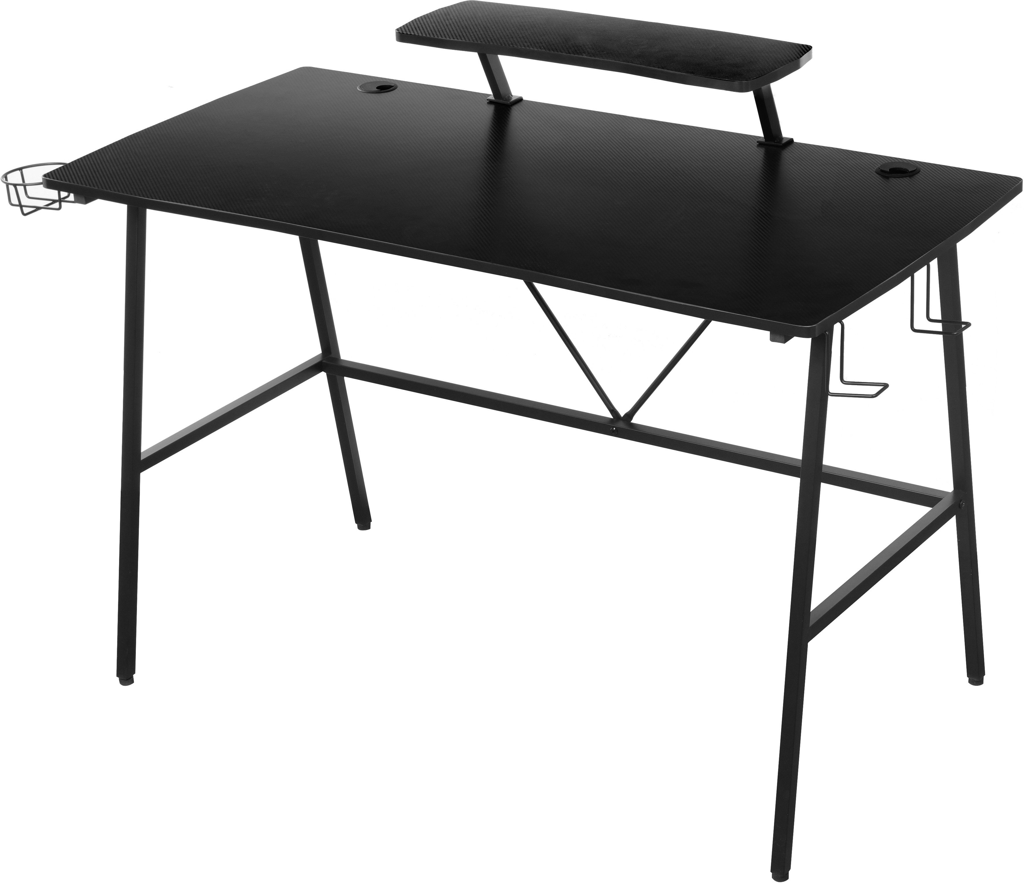 INOSIGN Gamingtafel STREAKY, bureau, pc-bureau, kabeldoorvoer, 2 hoofdtelefoonhaken