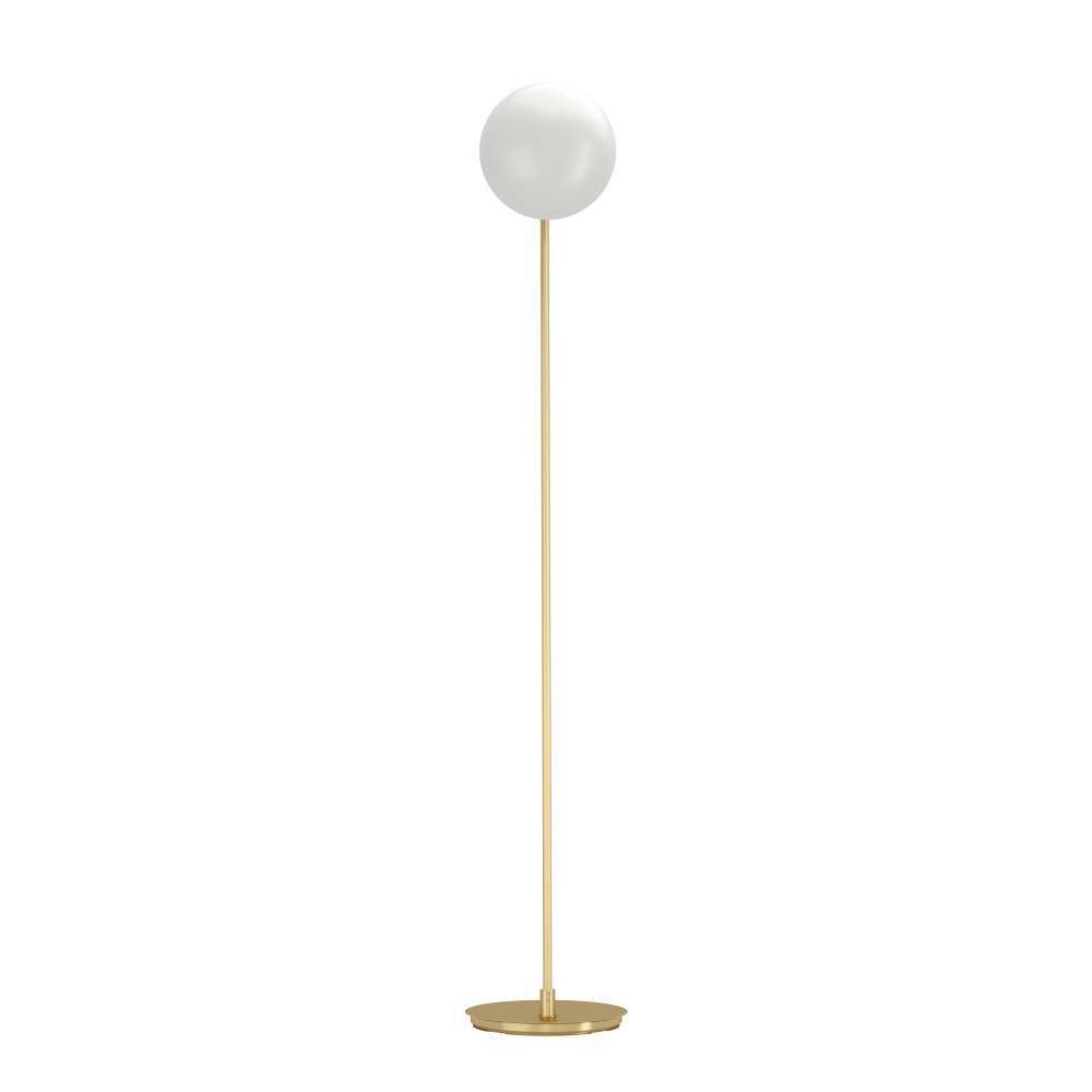 EGLO Staande lamp RONDO 4 Vloerlamp, vloerlamp van metaal en glas, E27 fitting, 174,5 cm (1 stuk)