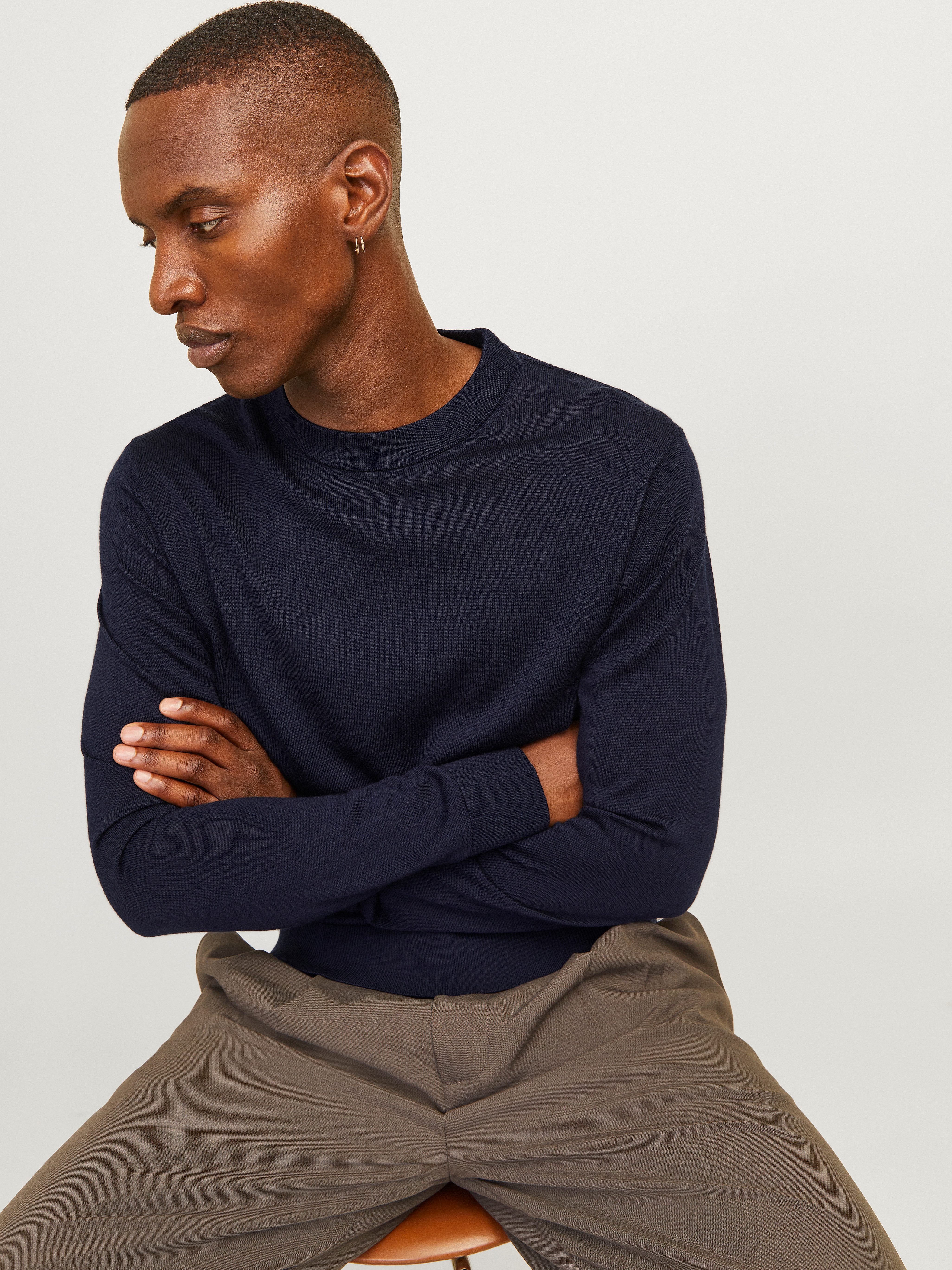 Jack & Jones Gebreide trui JPRBLAMILANO STITCH KNIT CREW NECK SN