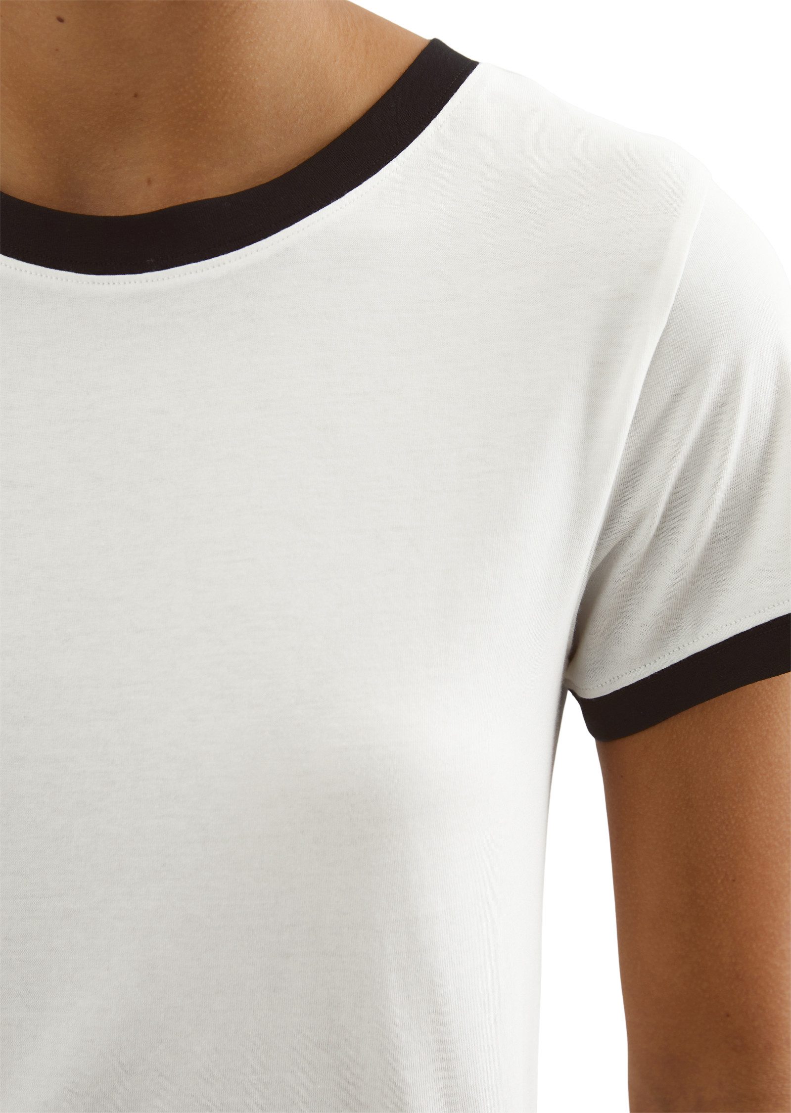 Marc O'Polo T-shirt Mix & Match Jersey met contrastdetails