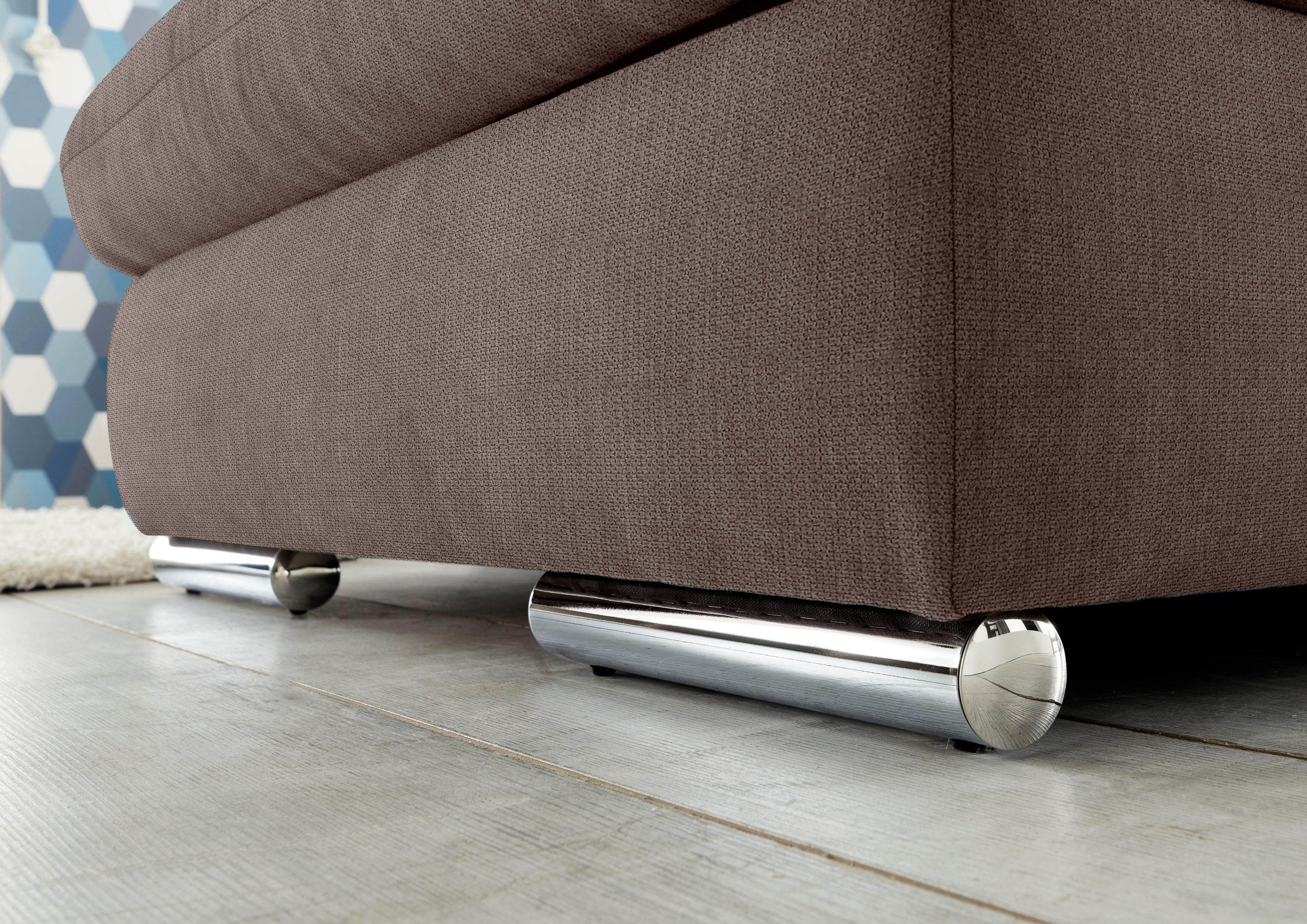 set one by Musterring Hoekbank SO 4100 met comfortabele pocketvering en hoofdeindeverstelling,