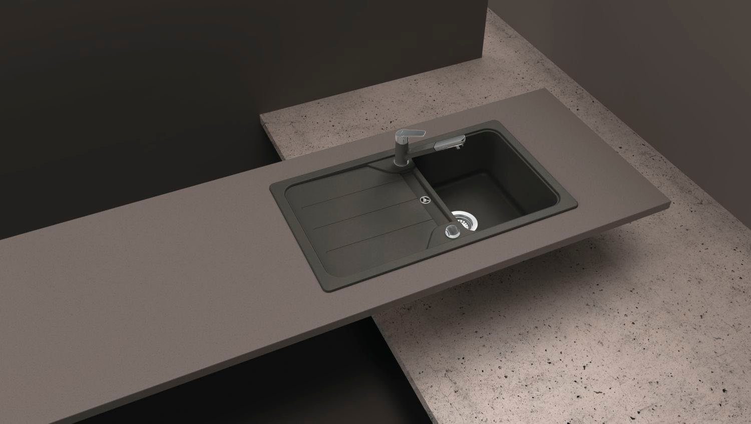 Schock Granieten spoelbak COMO D-100