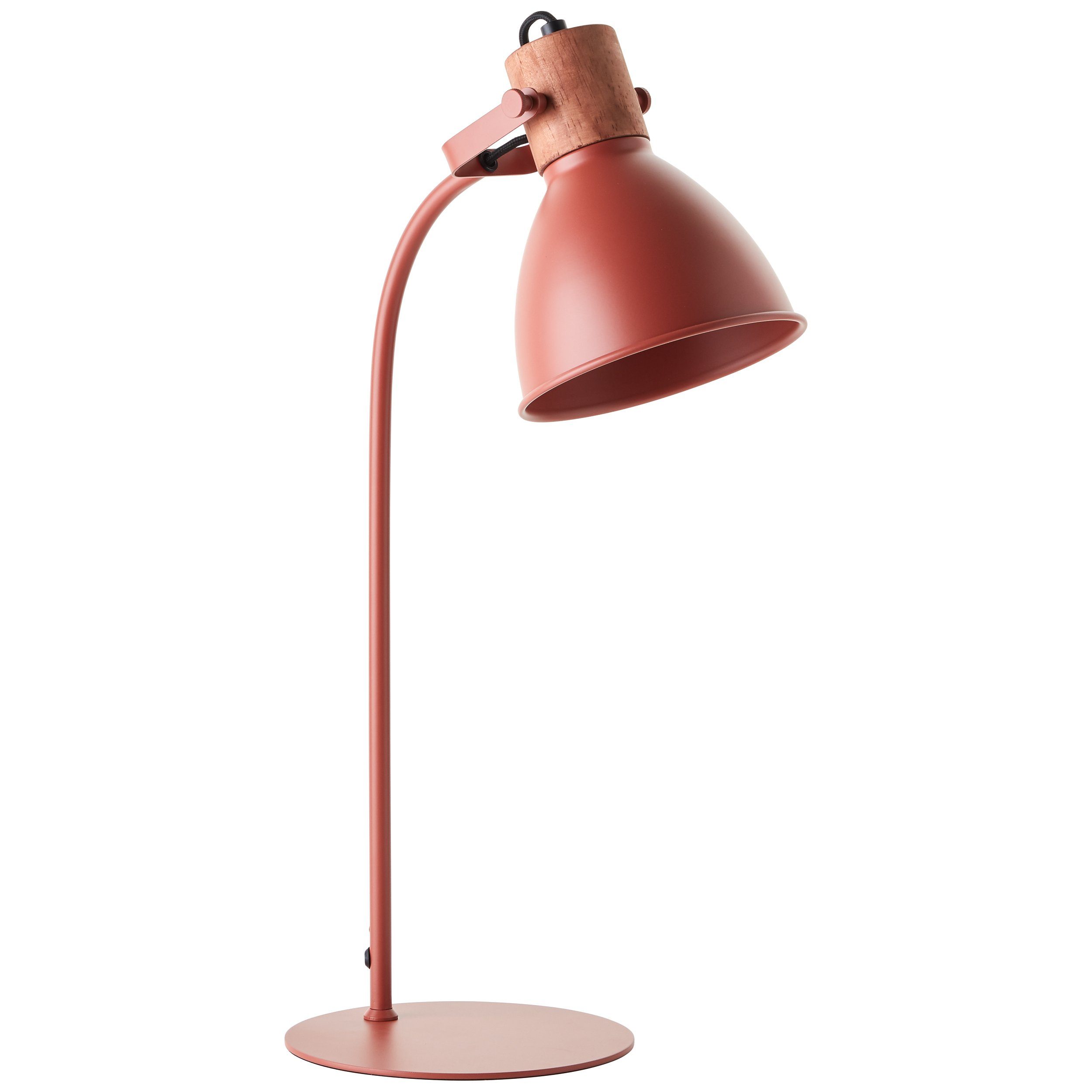 Brilliant Leuchten Tafellamp Erena Hoogte 52 cm, E27, metaal/hout