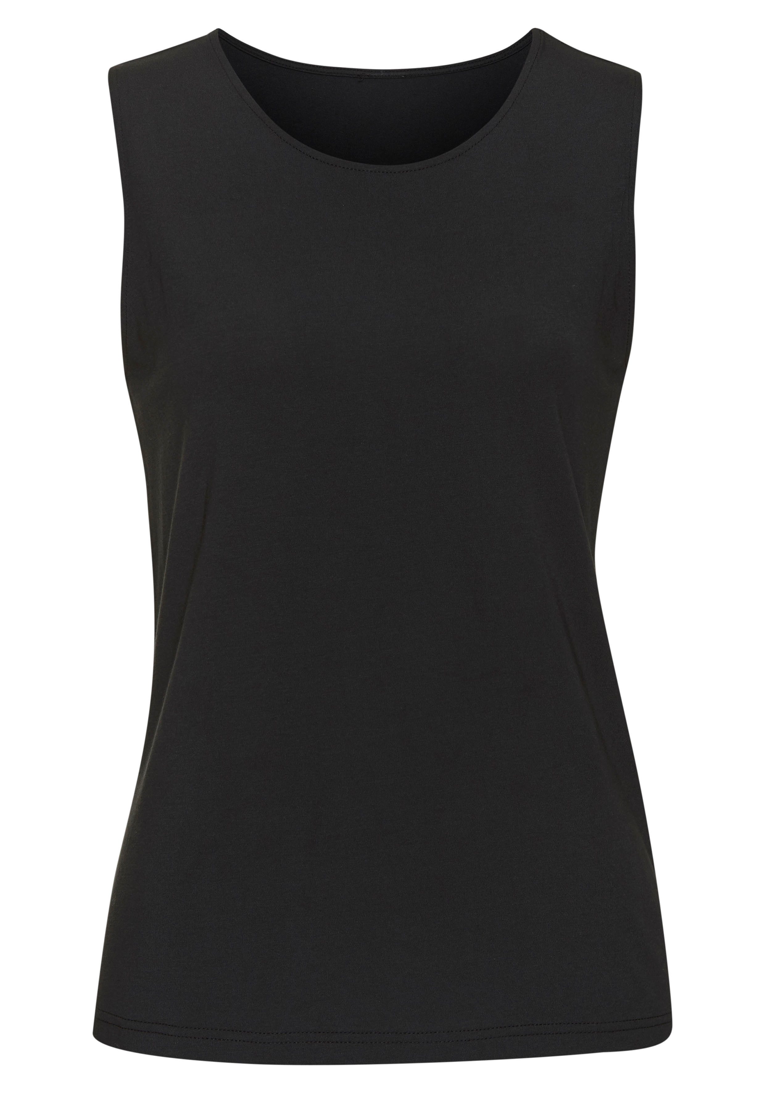 Lascana Tanktop Van elastische katoen-modal kwaliteit (Set van 2)