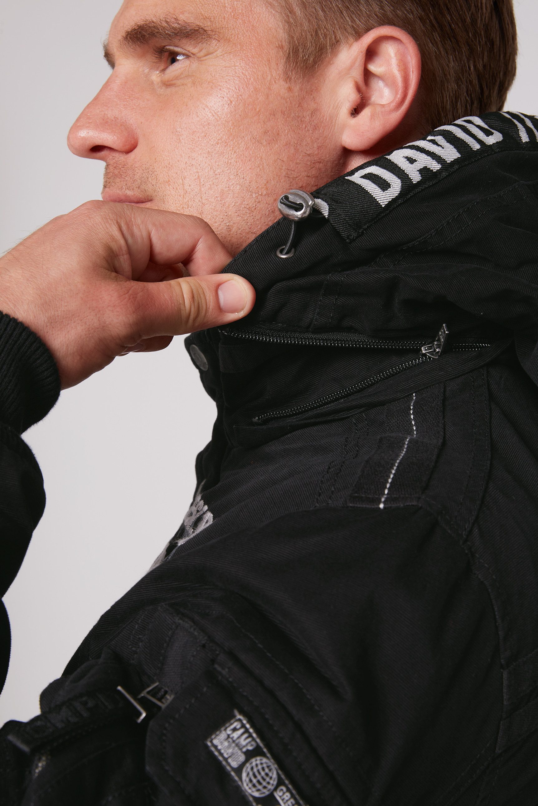 CAMP DAVID Blouson met afneembare capuchon