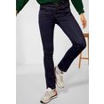 street one straight jeans style iowa met contrasterende stiksels blauw