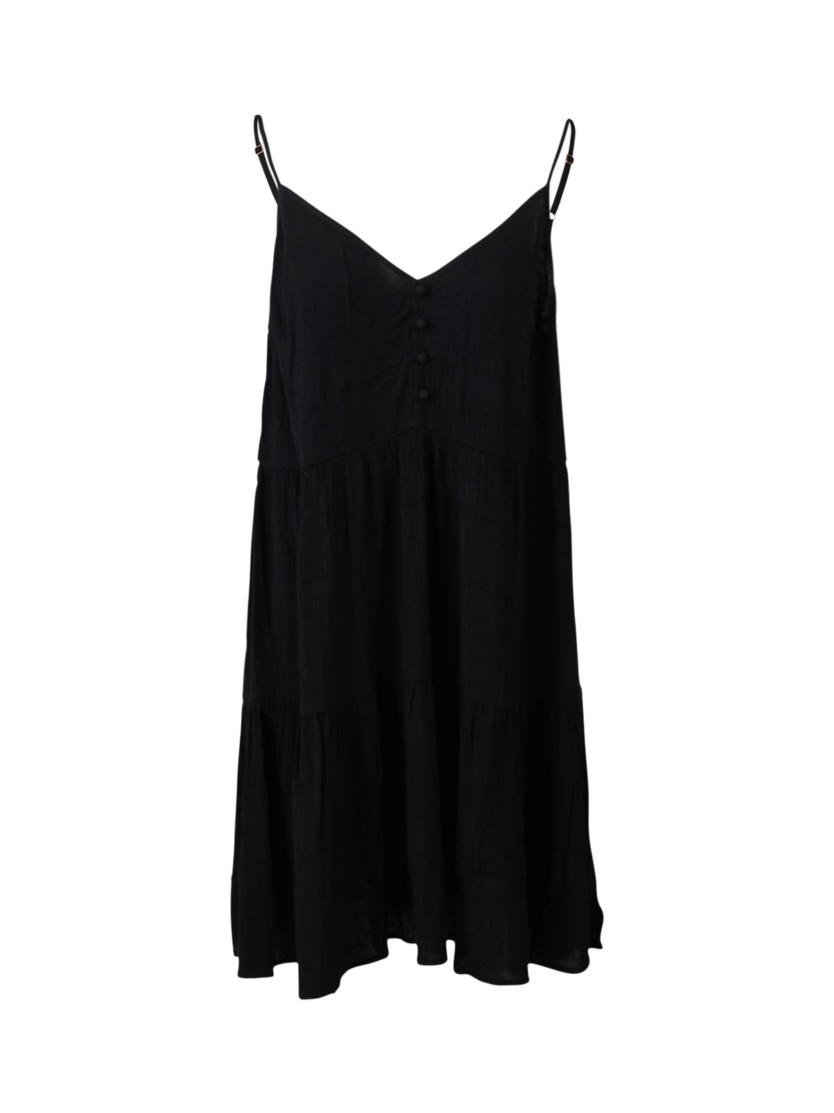 Brunotti Jurk met bandjes met v-hals & knoopdetails