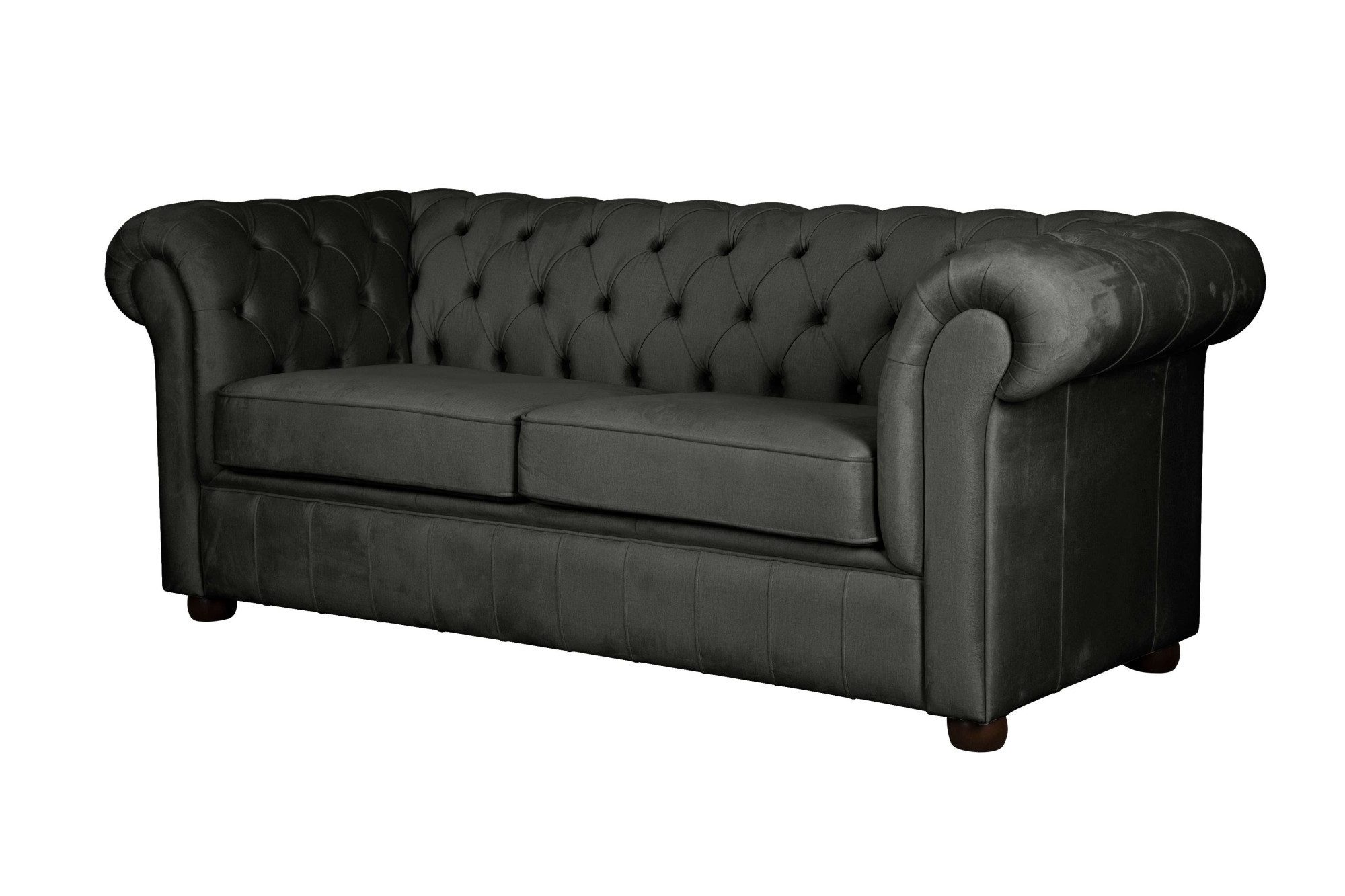 Home affaire 3-zitsbank CHARENTE, optionele slaapbank, Chesterfield-sofa, bedfunctie met edele knoopbevestiging en typische armleuningen, b/d/h 198/89/74 cm
