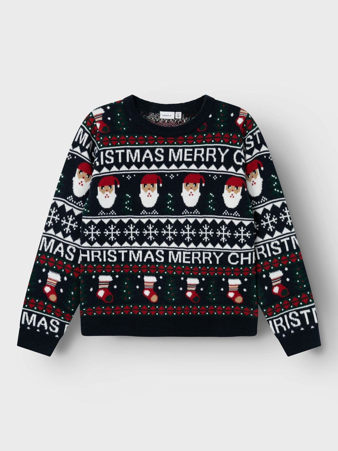 Name It Kersttrui NKNRASTOKKE LS KNIT