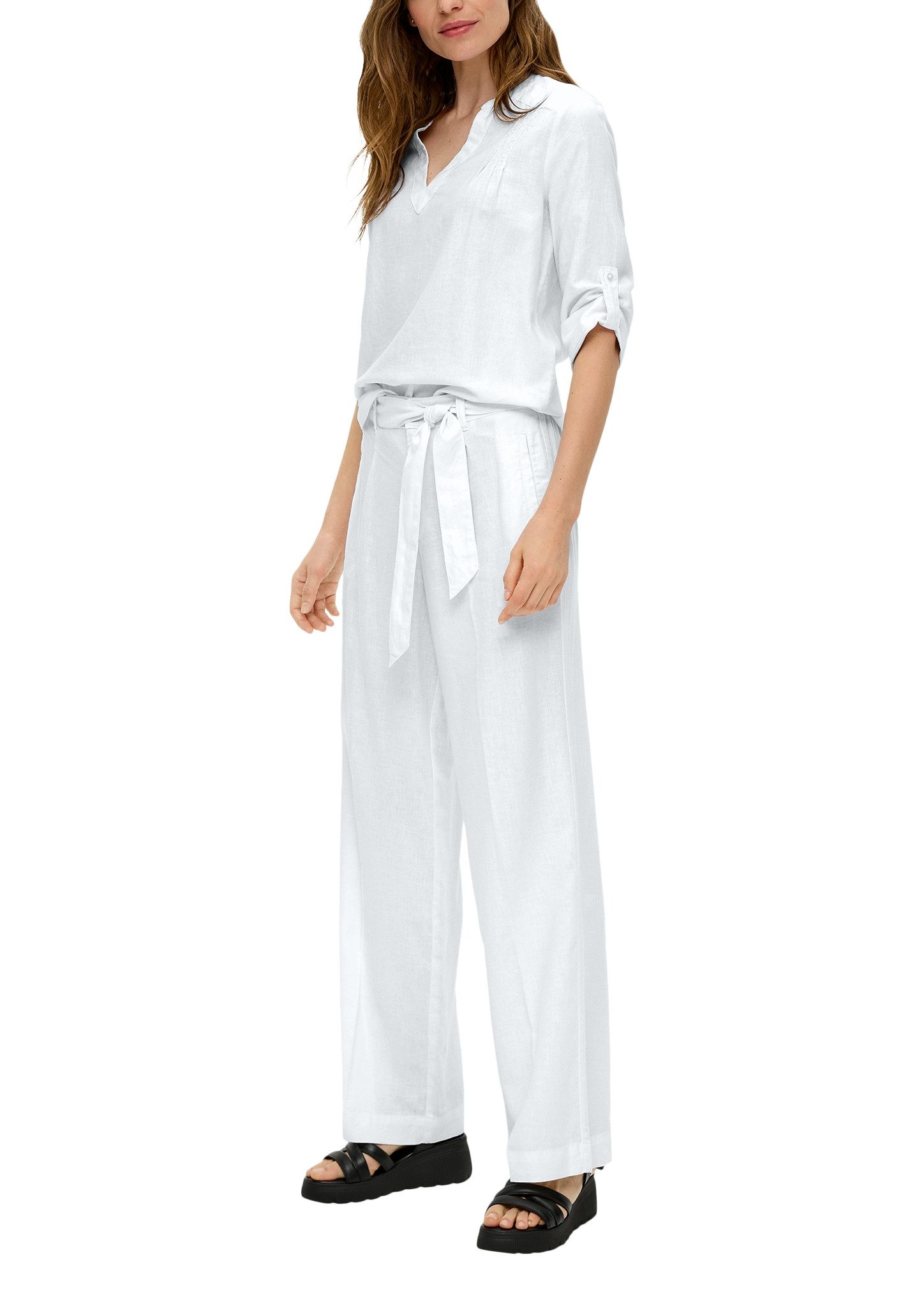 s.Oliver Klassieke blouse met 3 4-mouwen
