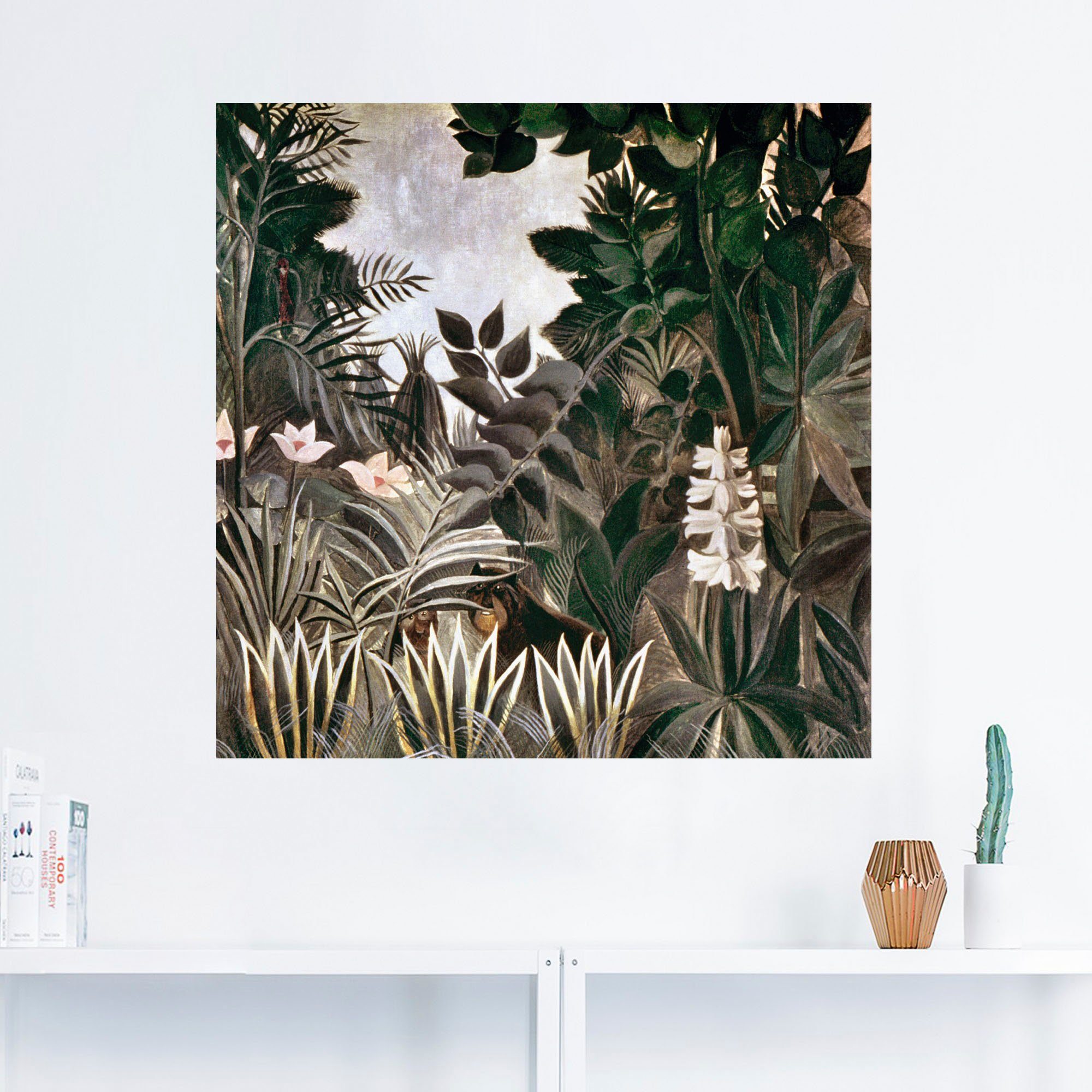 Artland Artprint Jungle, 1909 als artprint op linnen, muursticker in verschillende maten