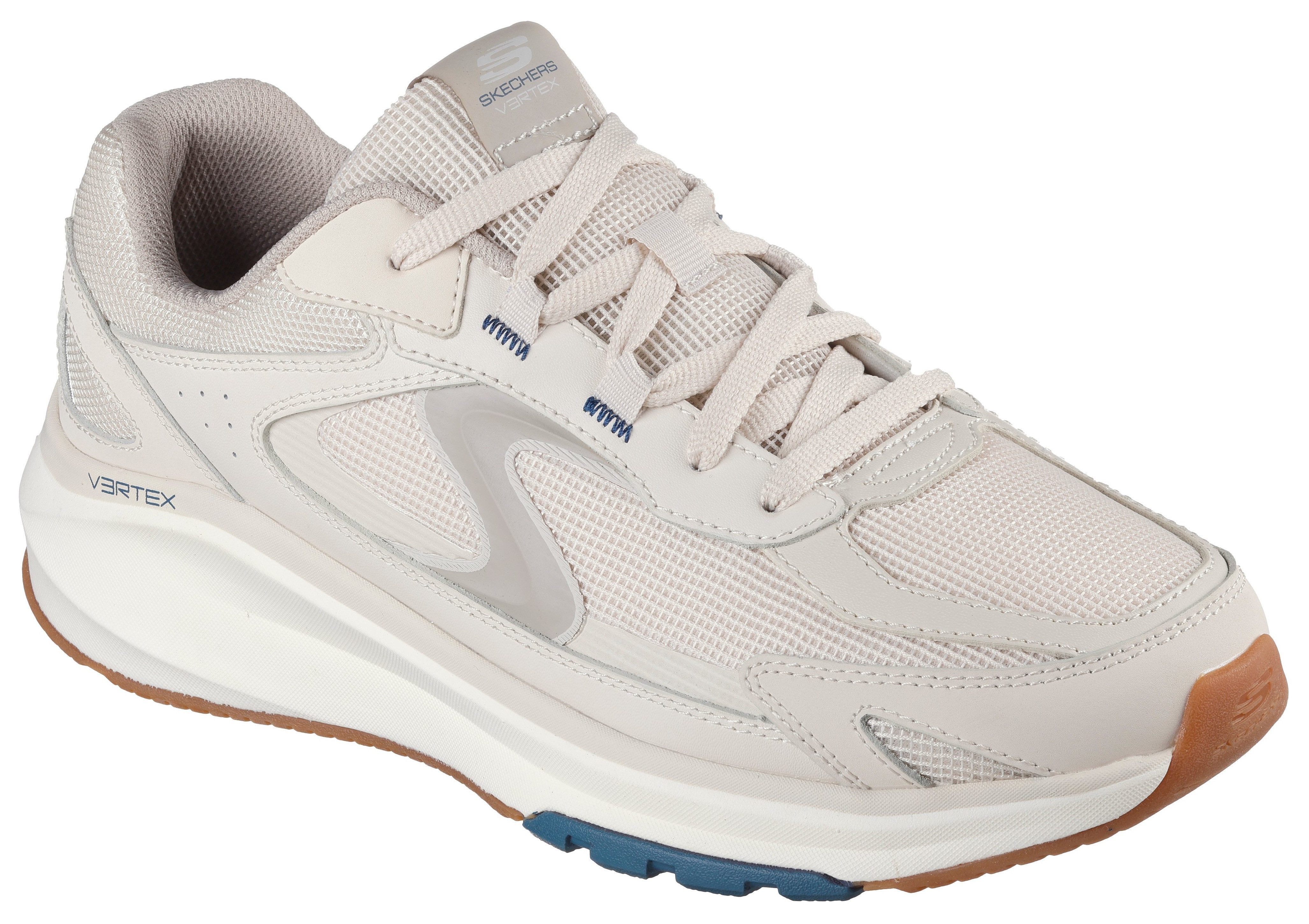 Skechers Sneakers Vertex heren veterschoenen maat 40 beige
