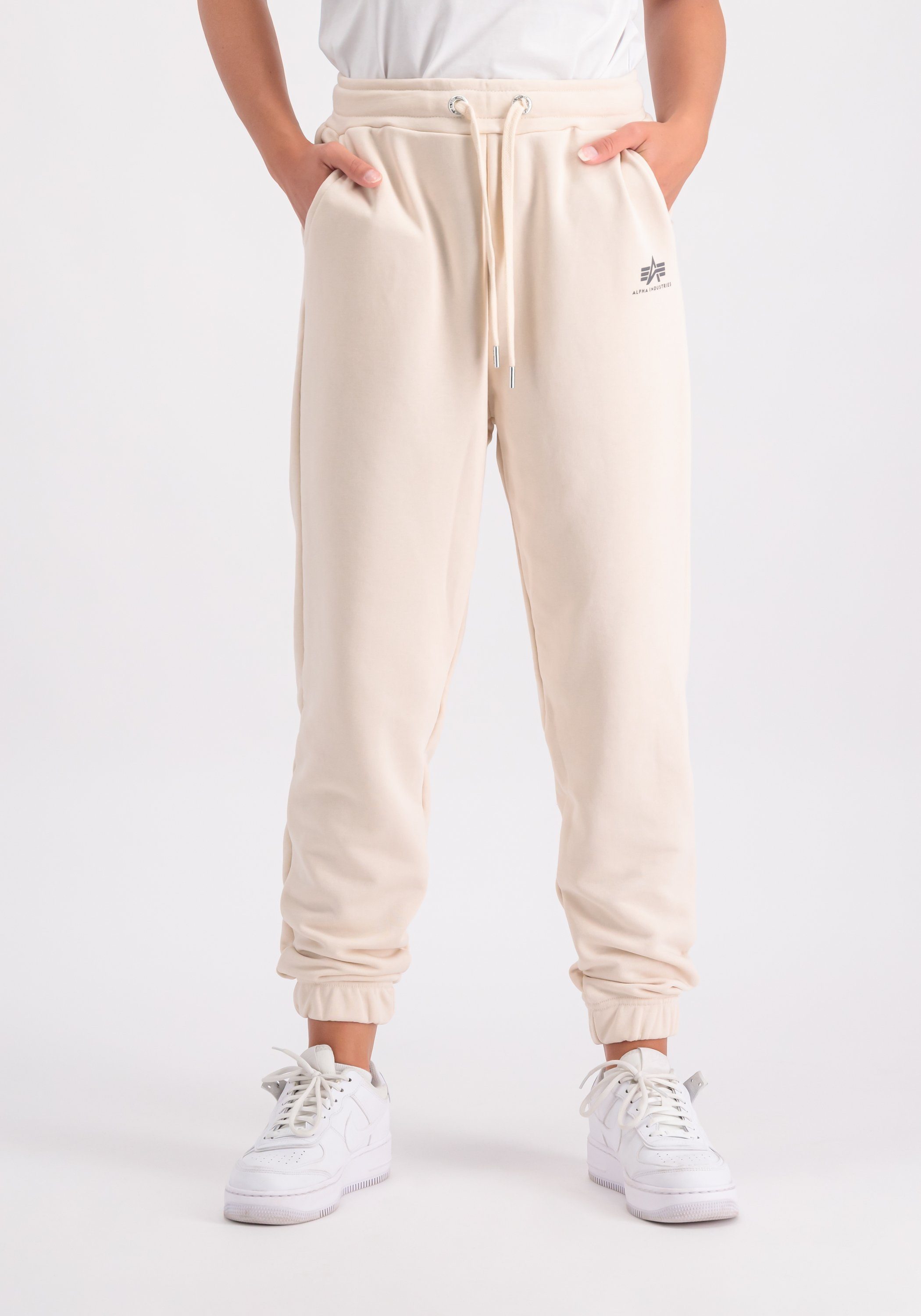 Alpha Industries Joggingbroek Alpha Industries Women - Jogger Basic Jogger Small Logo Wmn dames broeken maat XL wit
