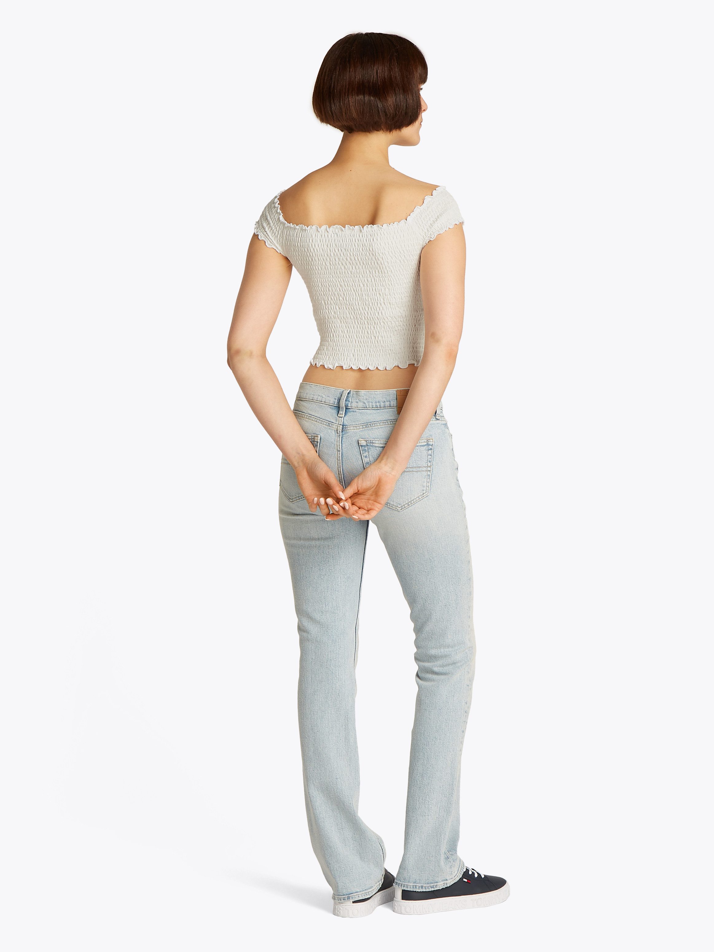TOMMY JEANS Smoktop TJW CRP SMOCK TOP