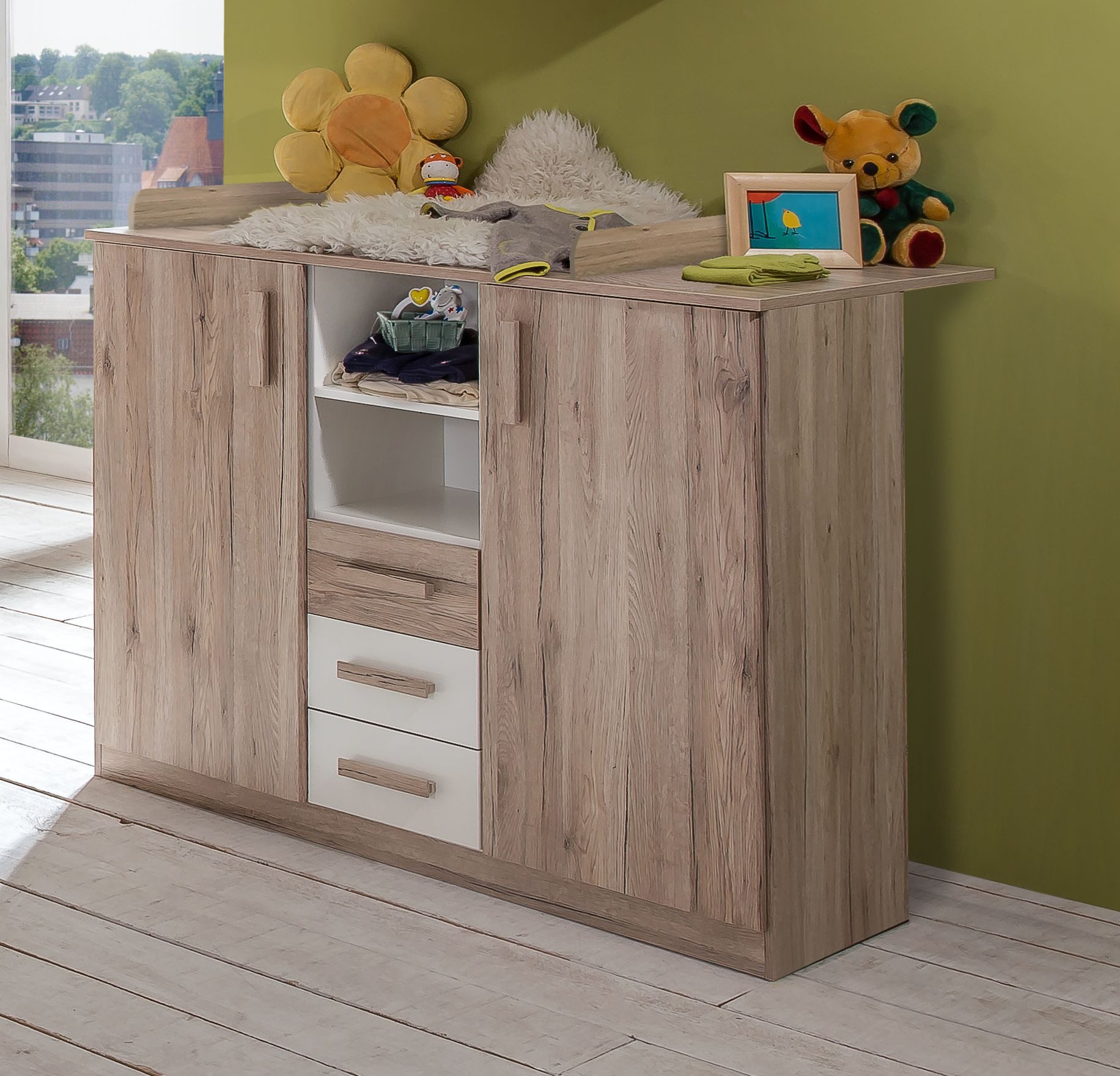 Wimex Babymeubelset Bergamo Bed + commode (voordeelset, 2-delig)