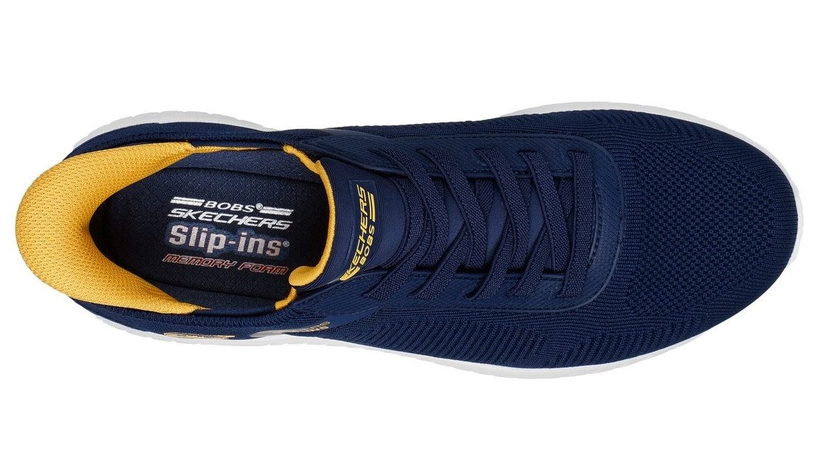 Skechers Slip-on sneakers BOBS SQUAD CHAOS-SOLID STEP , instapschoen, slippers, sneaker om in te stappen