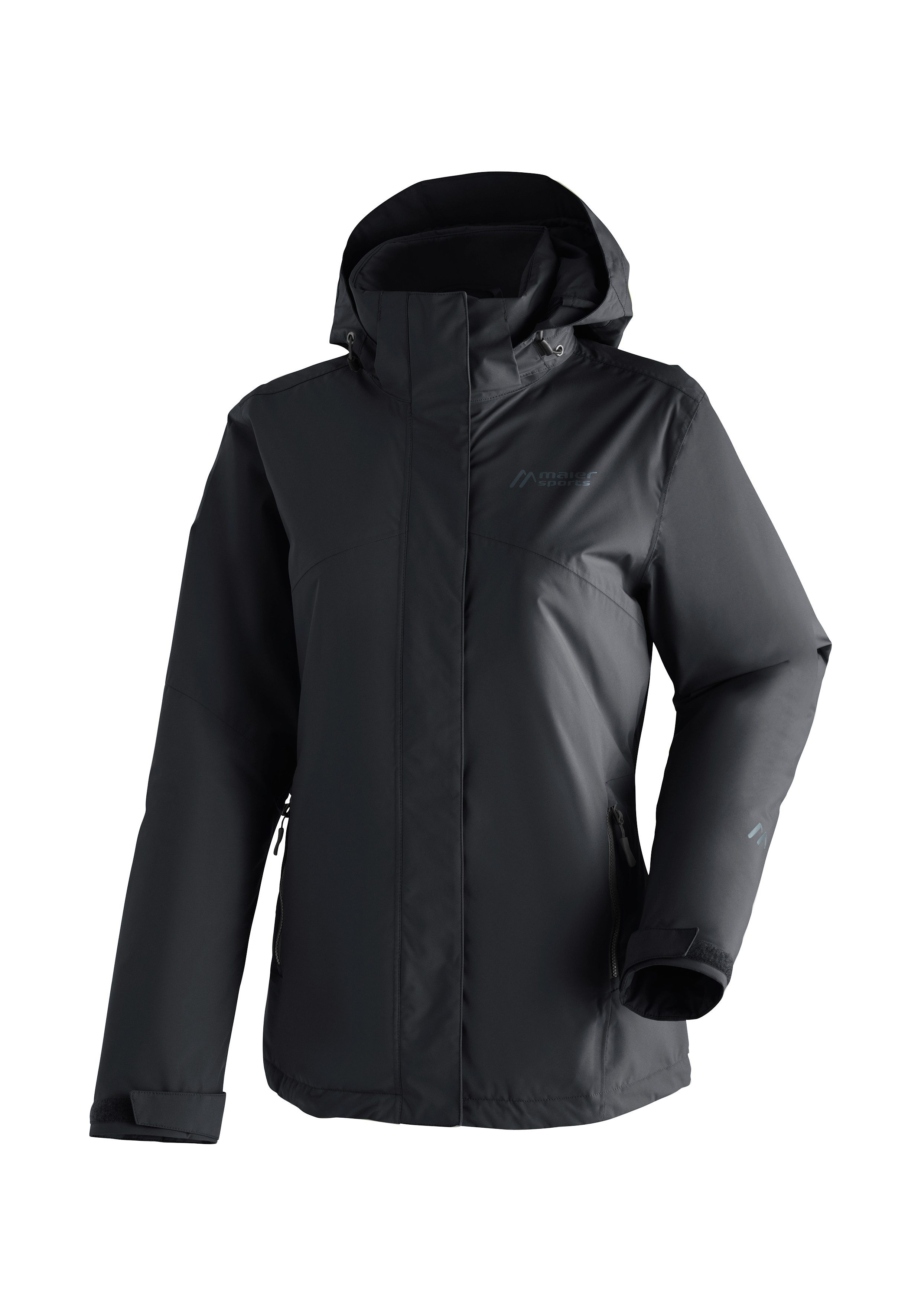 Maier Sports Outdoorjack Metor Therm Rec W Dames wandeljack ademend en waterdicht gewatteerde regenjack met capuchon