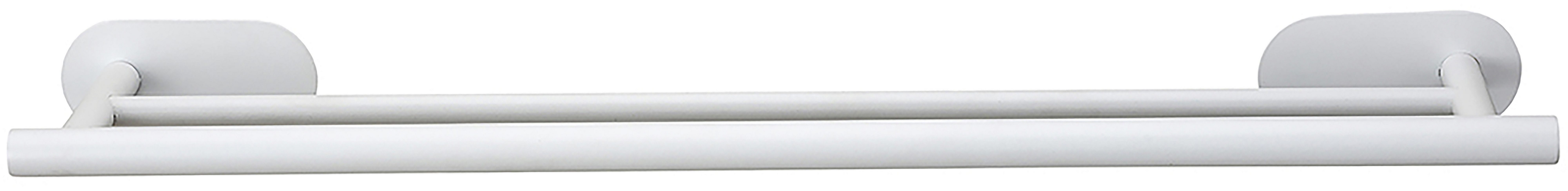 WENKO Dubbele handdoekhouder Turbo-Loc® model Duo Orea van roestvrij staal, bevestiging zonder boren, 60 cm