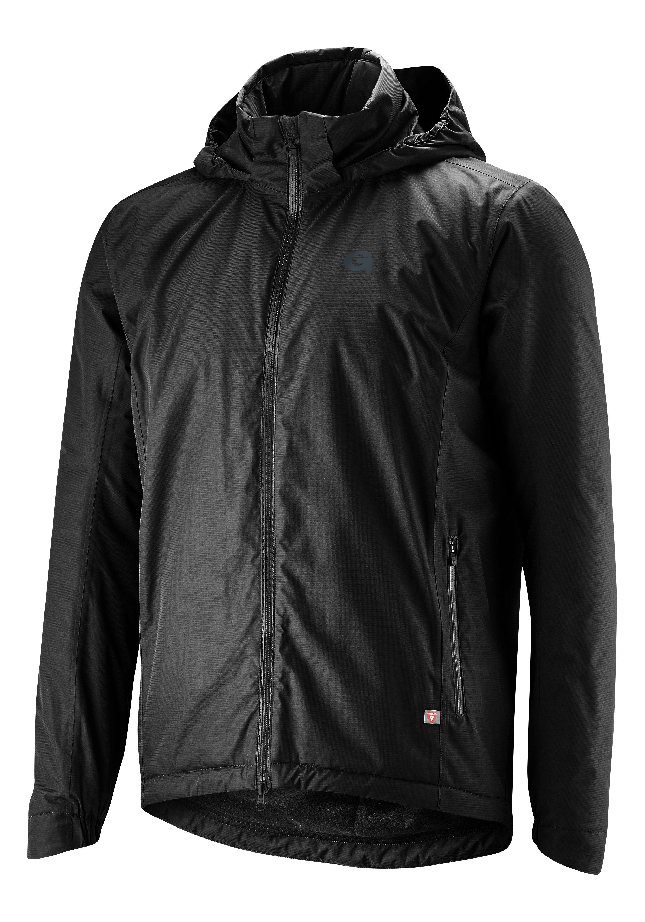 Gonso Fietsjack Save Jacket Therm M Herenregenjack wind- en waterdicht, fietsjack met capuchon