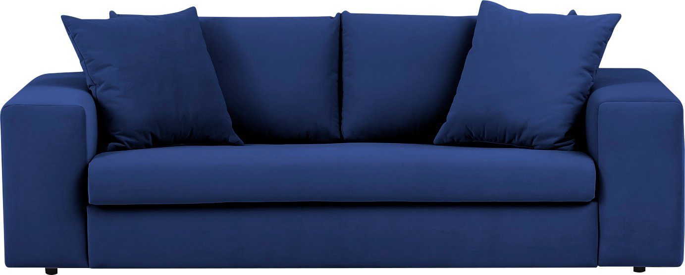 andas 2-zitsbank SLEETLAND XXL in fluweel of vintage lederlook