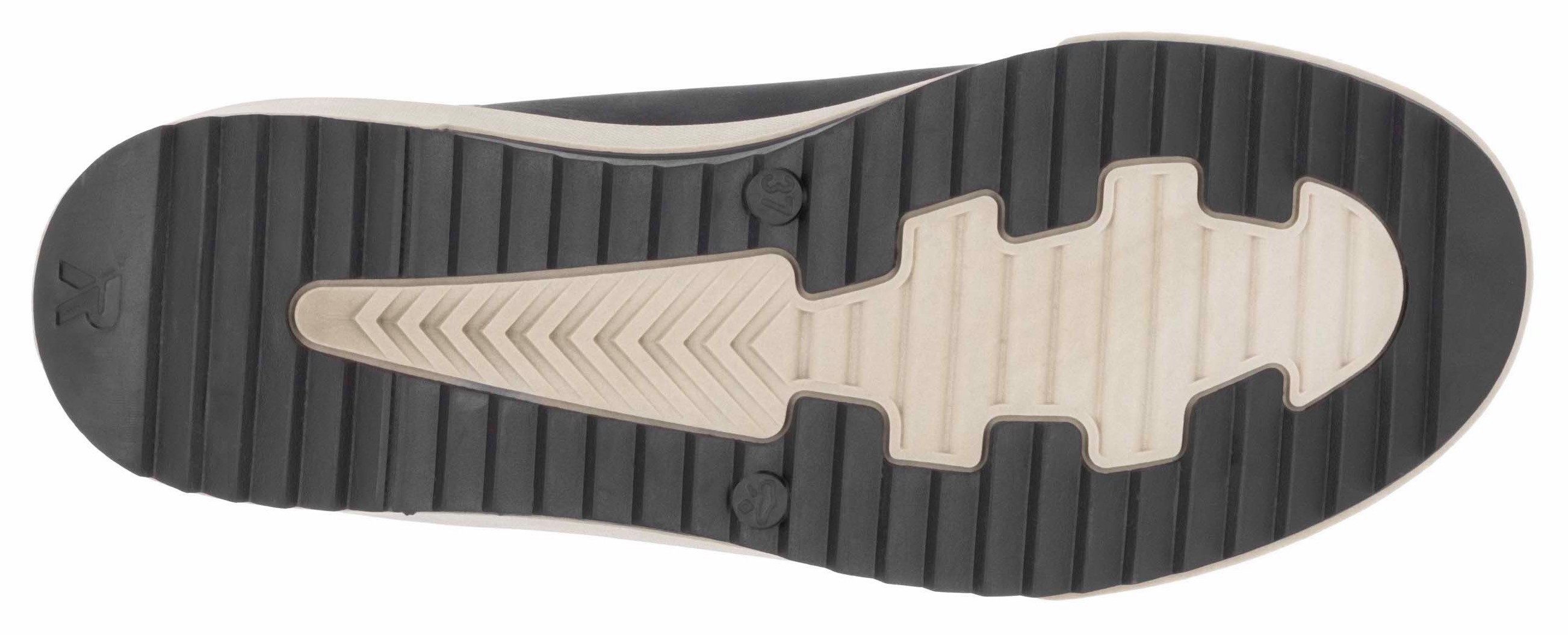 RIEKER Sport Hoge veterschoenen ankle boot, high top sneaker, leisure boots with zipper