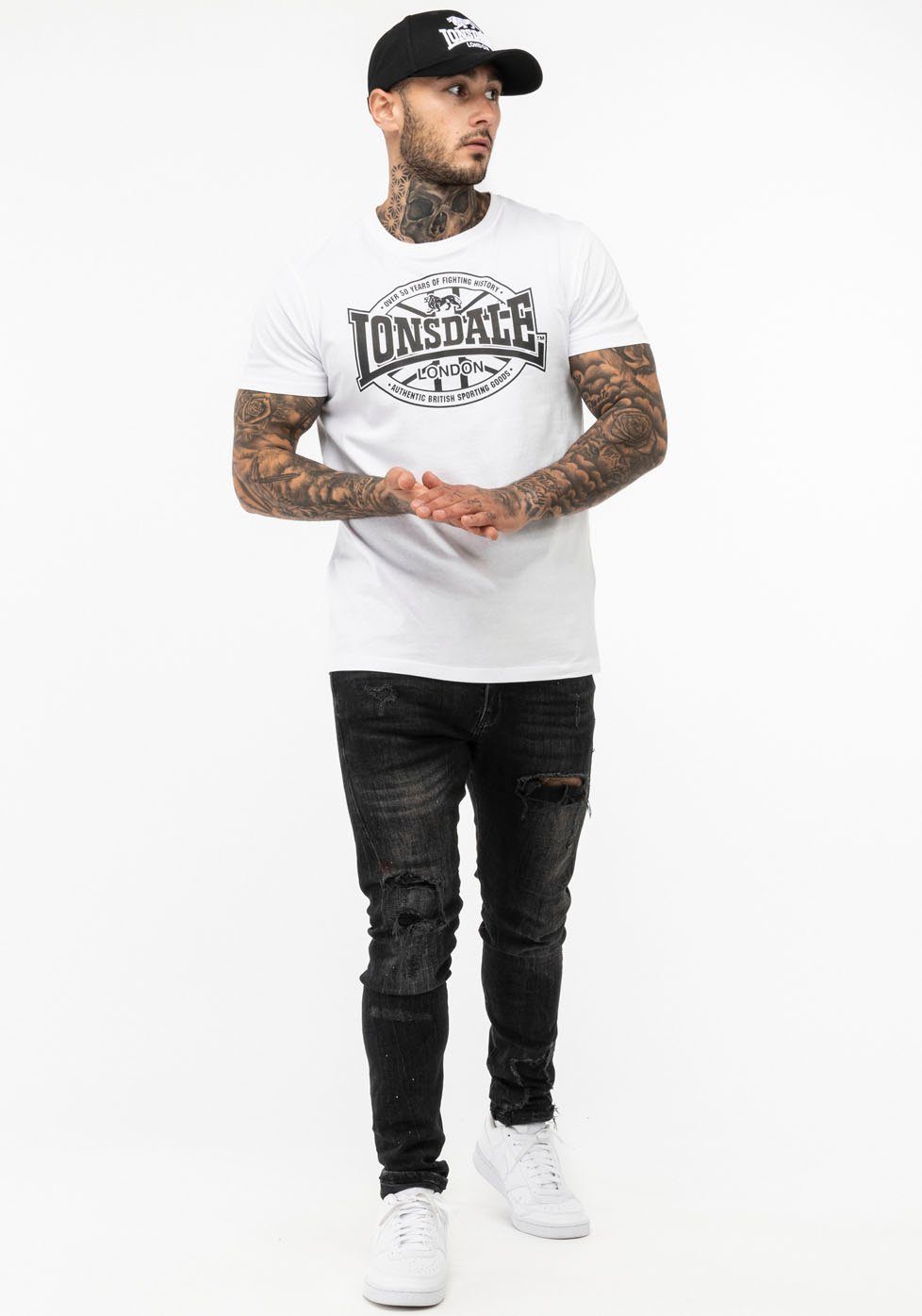 Lonsdale T-shirt CLONKEEN (set, 2-delig, 2 stuks)