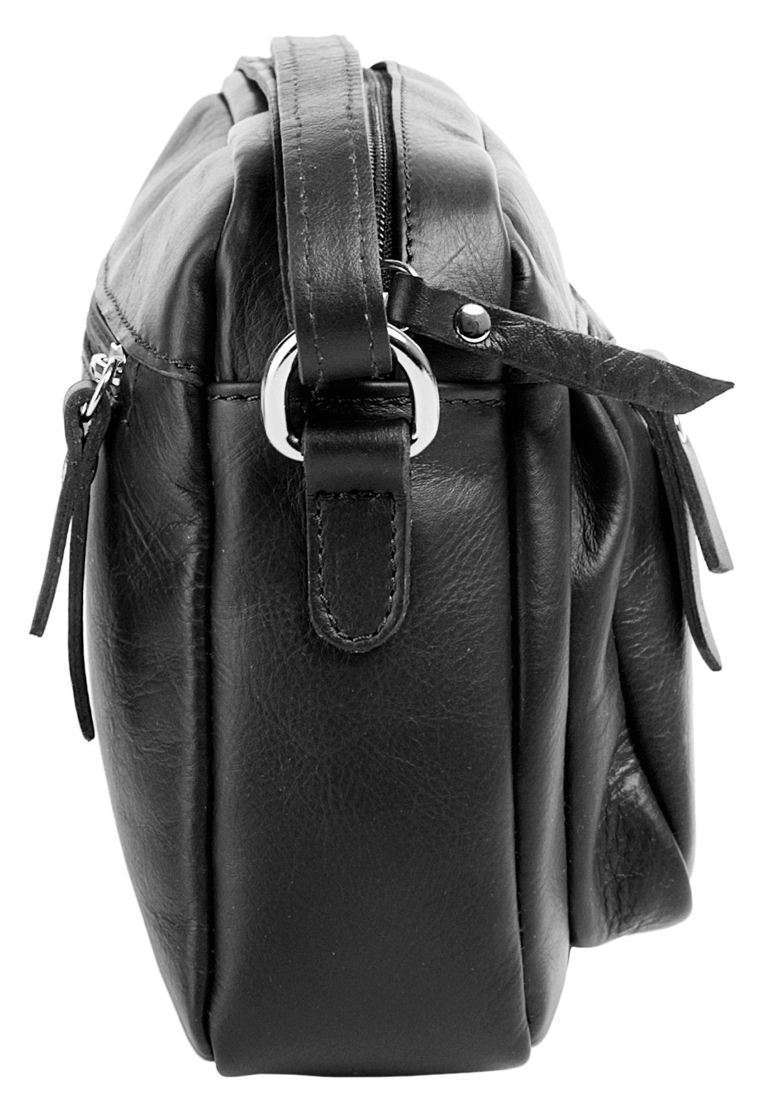 Samantha Look Schoudertas echt leder