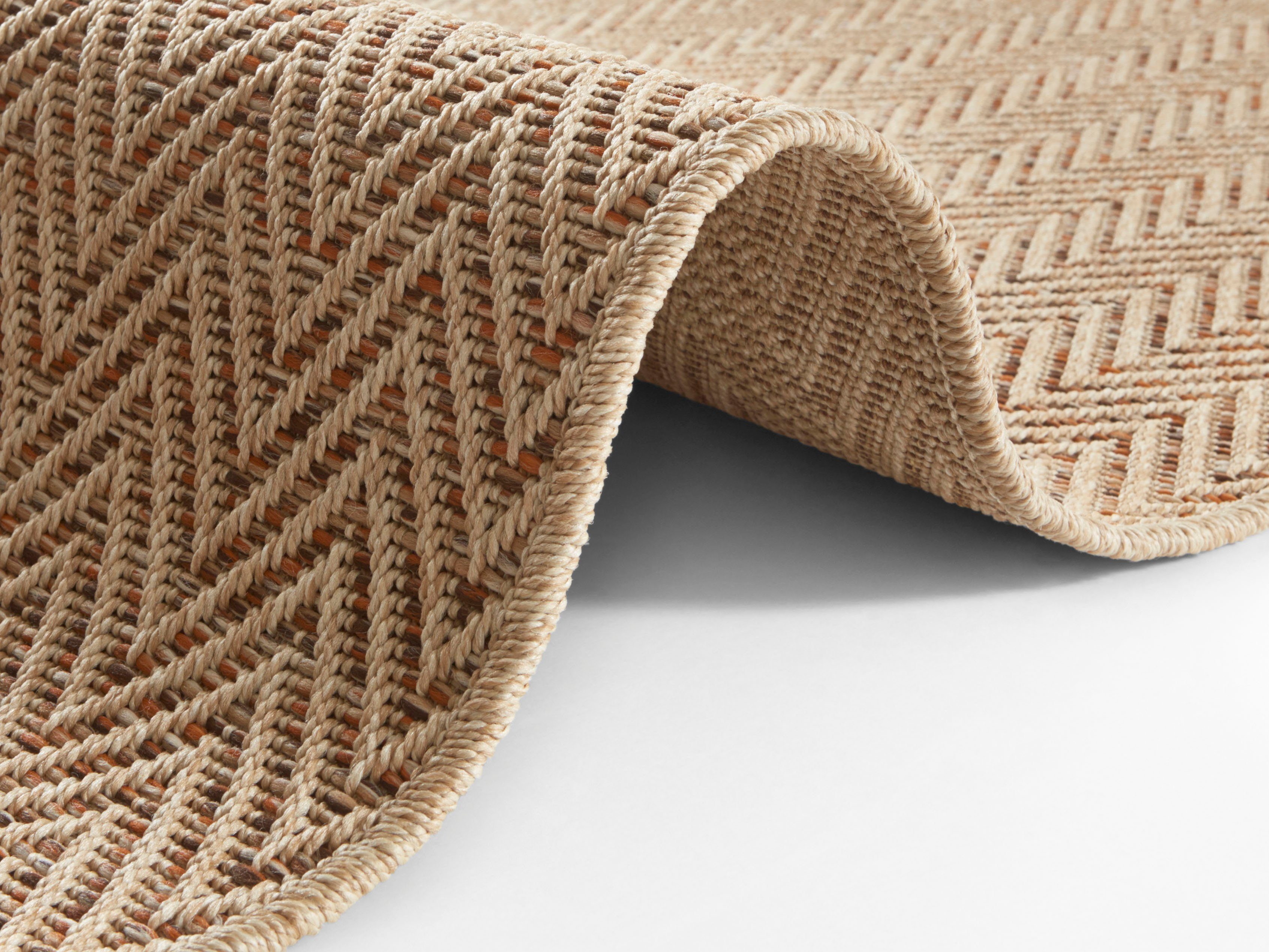 HANSE Home Loper Nature 500 Platweefsel, in- & outdoor, antislip, hal, keuken, tuin, terras
