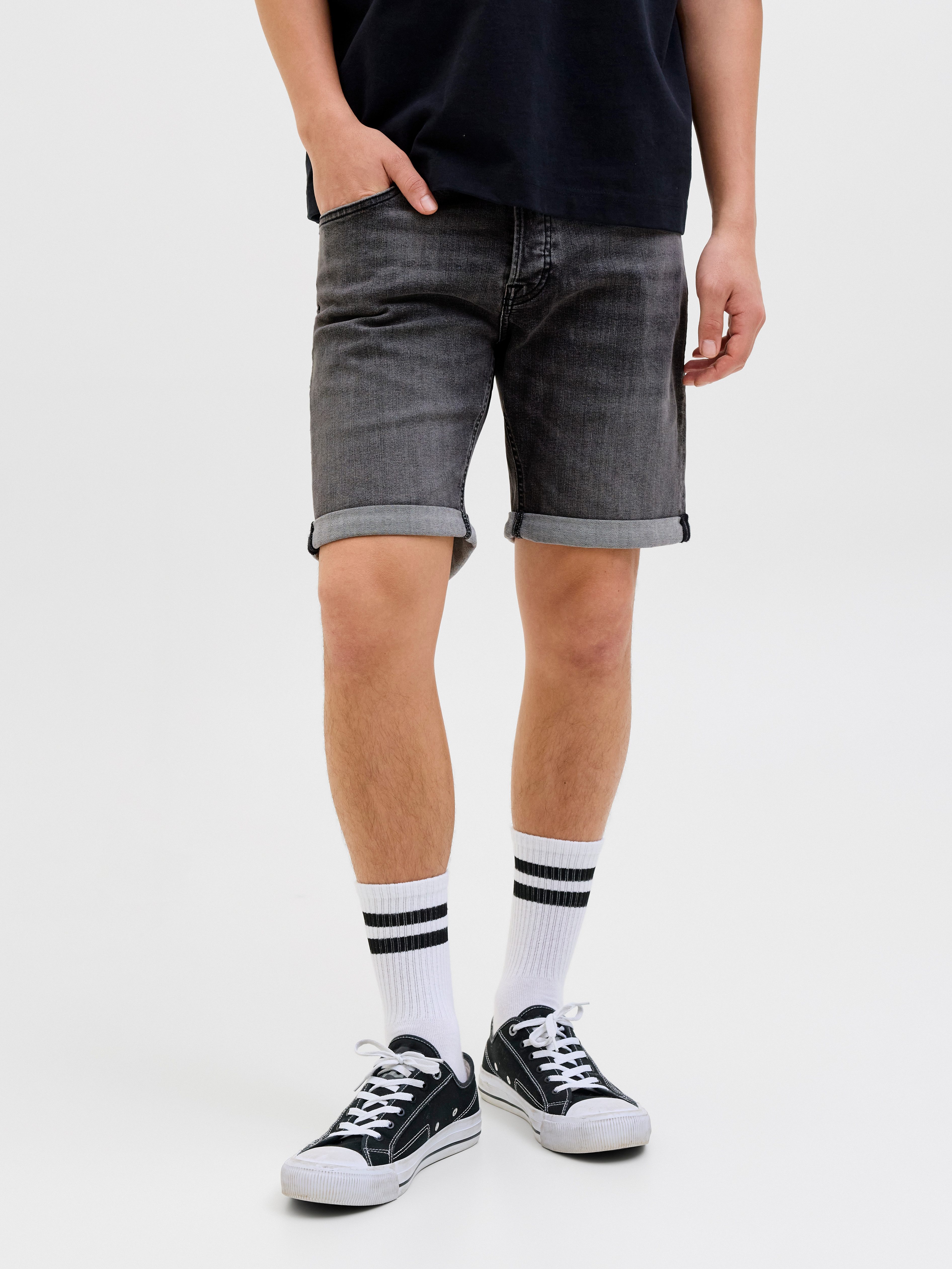 Jack & Jones Short JJIRICK JJORIGINAL SHORTS SQ 330 heren bermuda broeken maat XL grijs